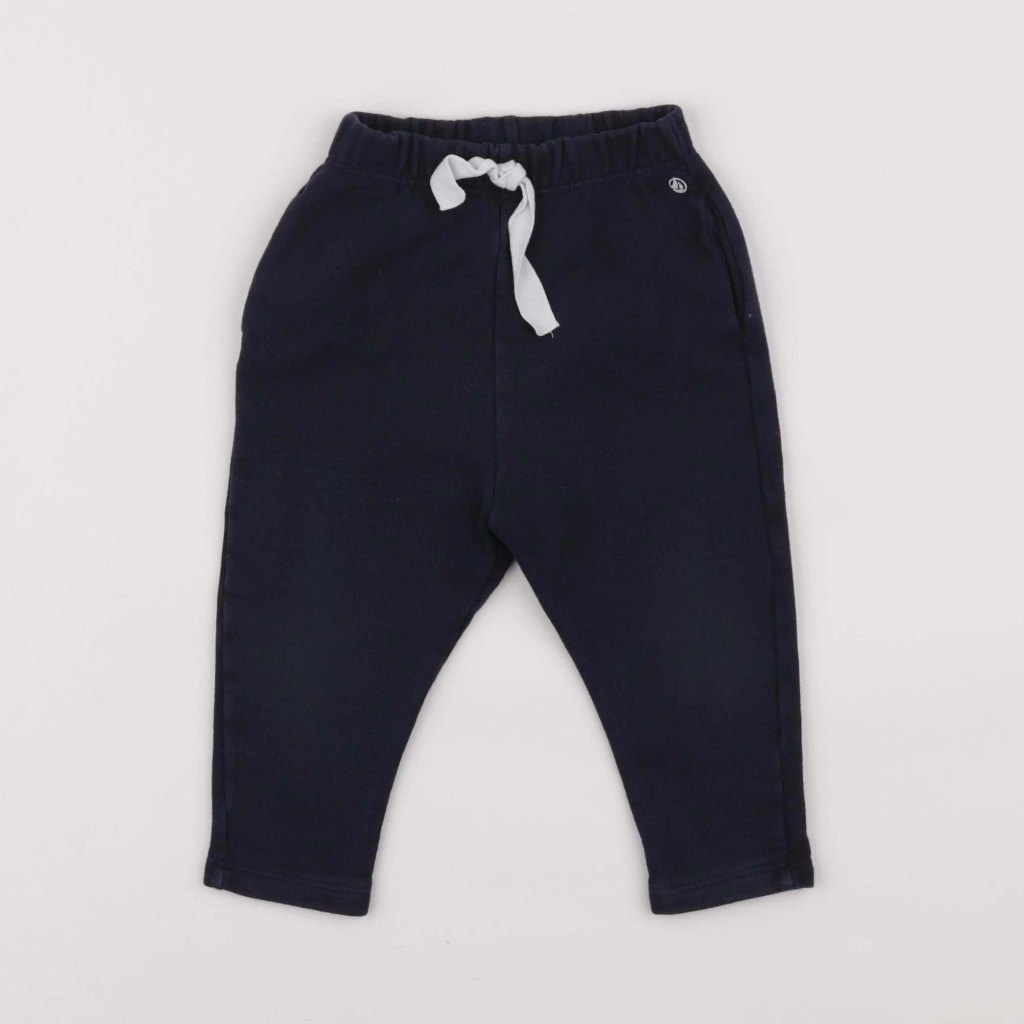 Petit Bateau - jogging bleu - 12 mois