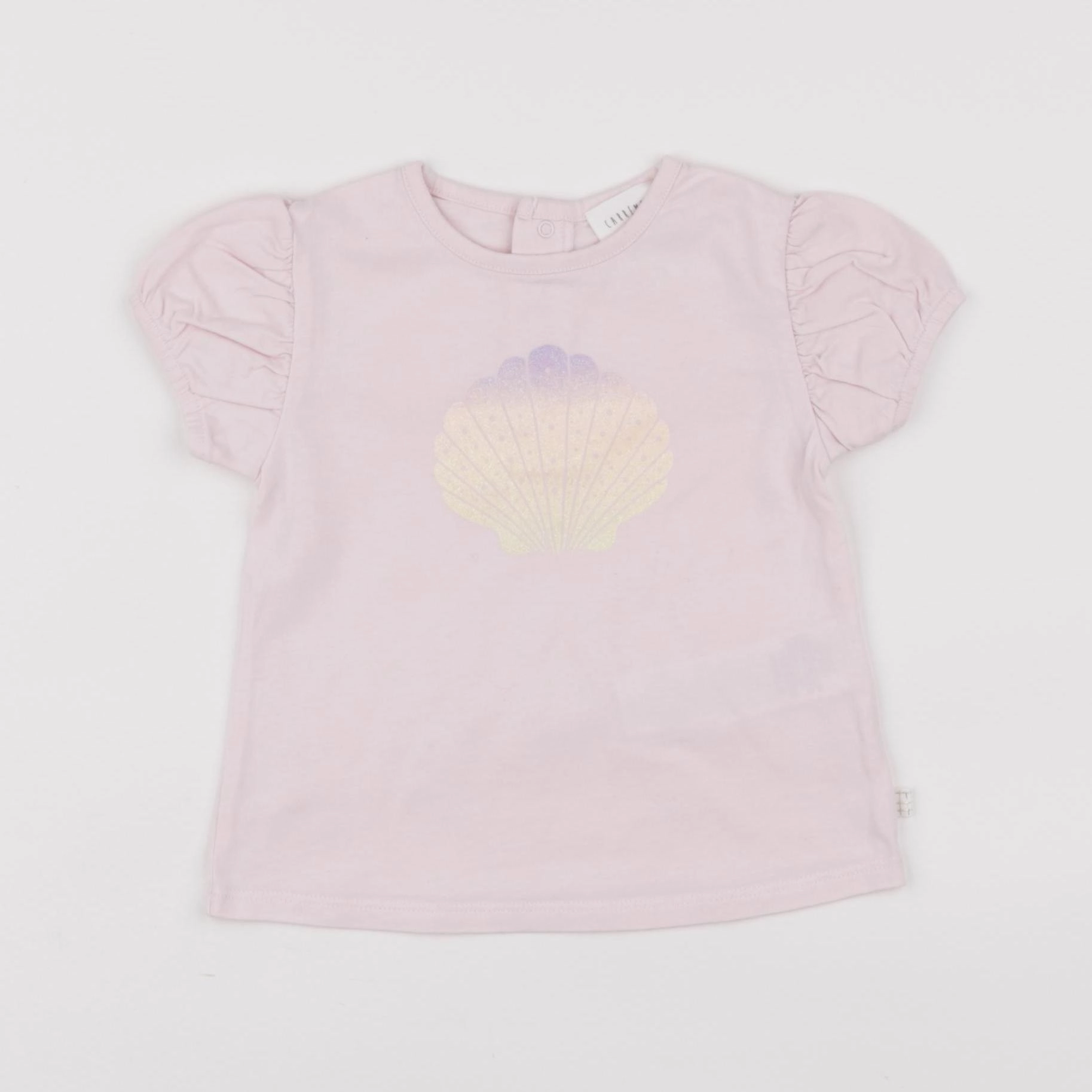 Carrément Beau - tee-shirt rose - 12 mois