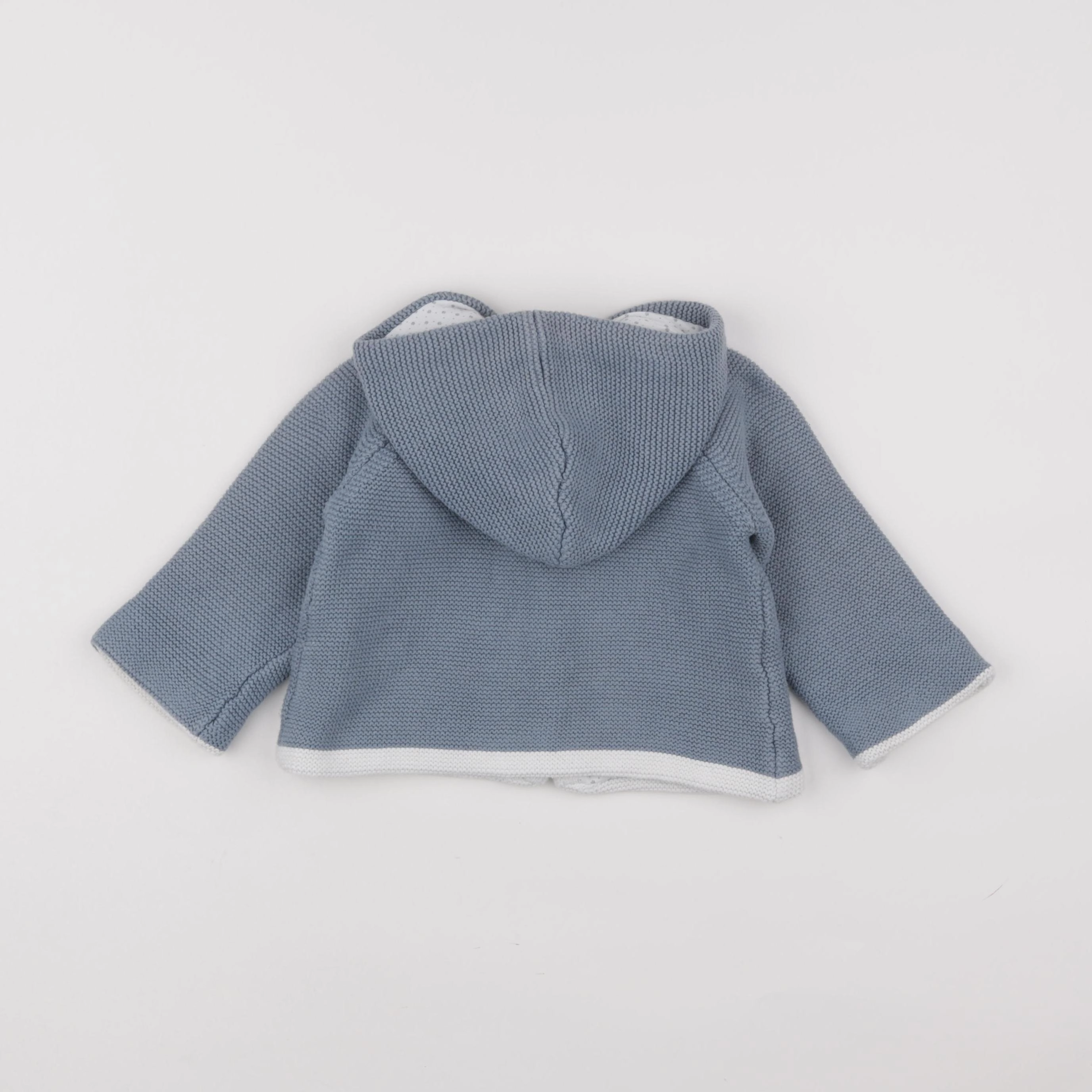 Cyrillus - gilet bleu - 18 mois