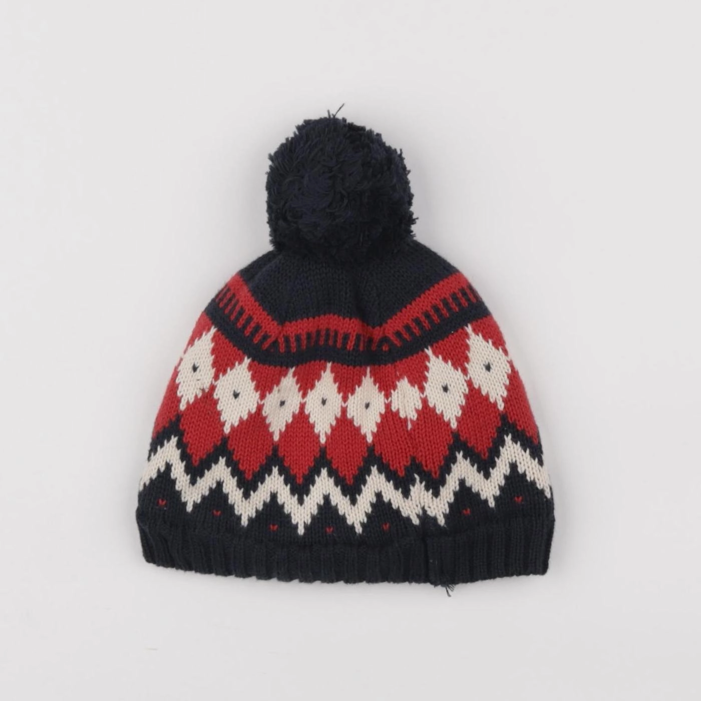 Petit Bateau - bonnet bleu - 3/4 ans