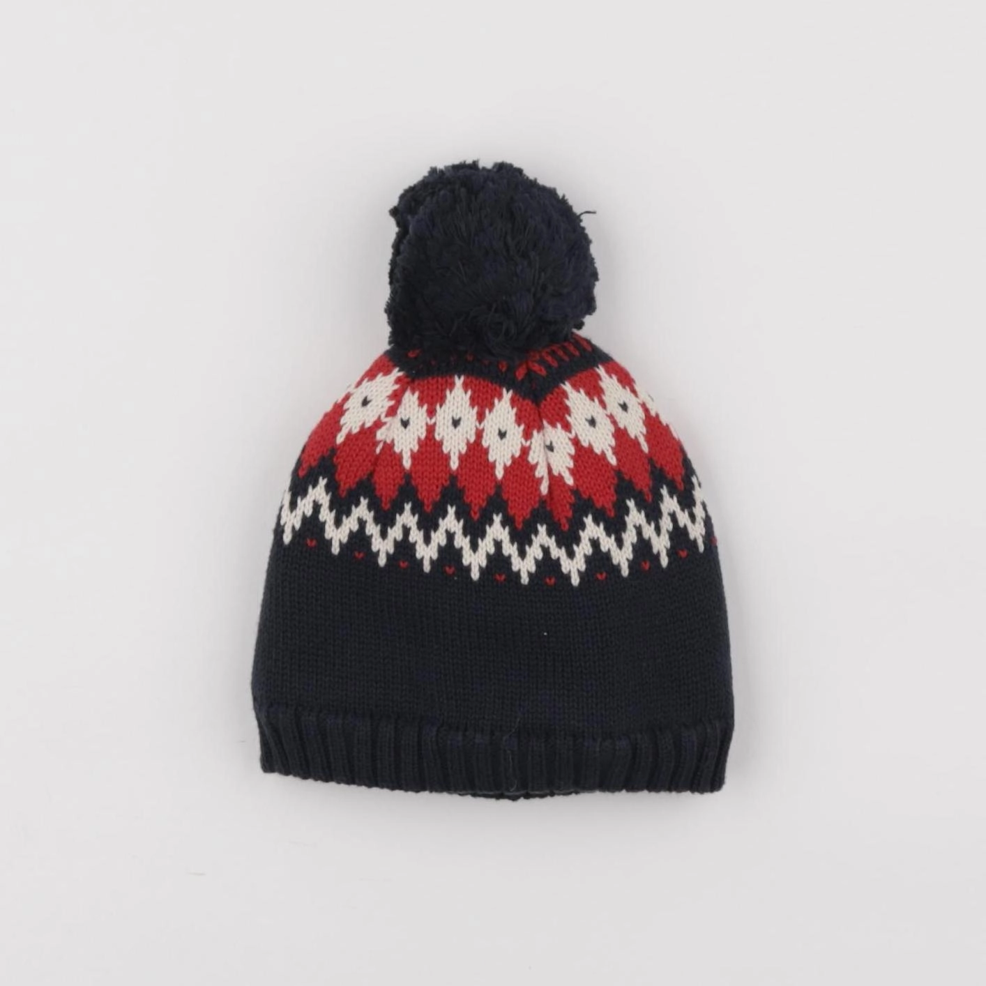 Petit Bateau - bonnet bleu - 2/3 ans