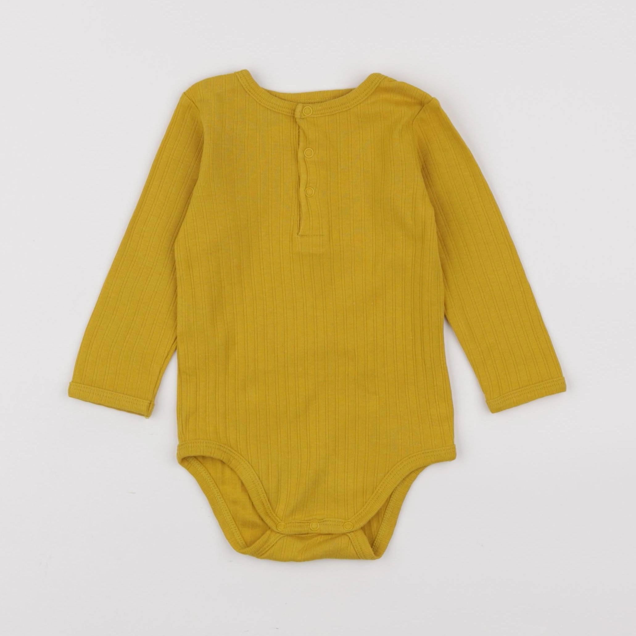 Boutchou - body jaune - 12 mois