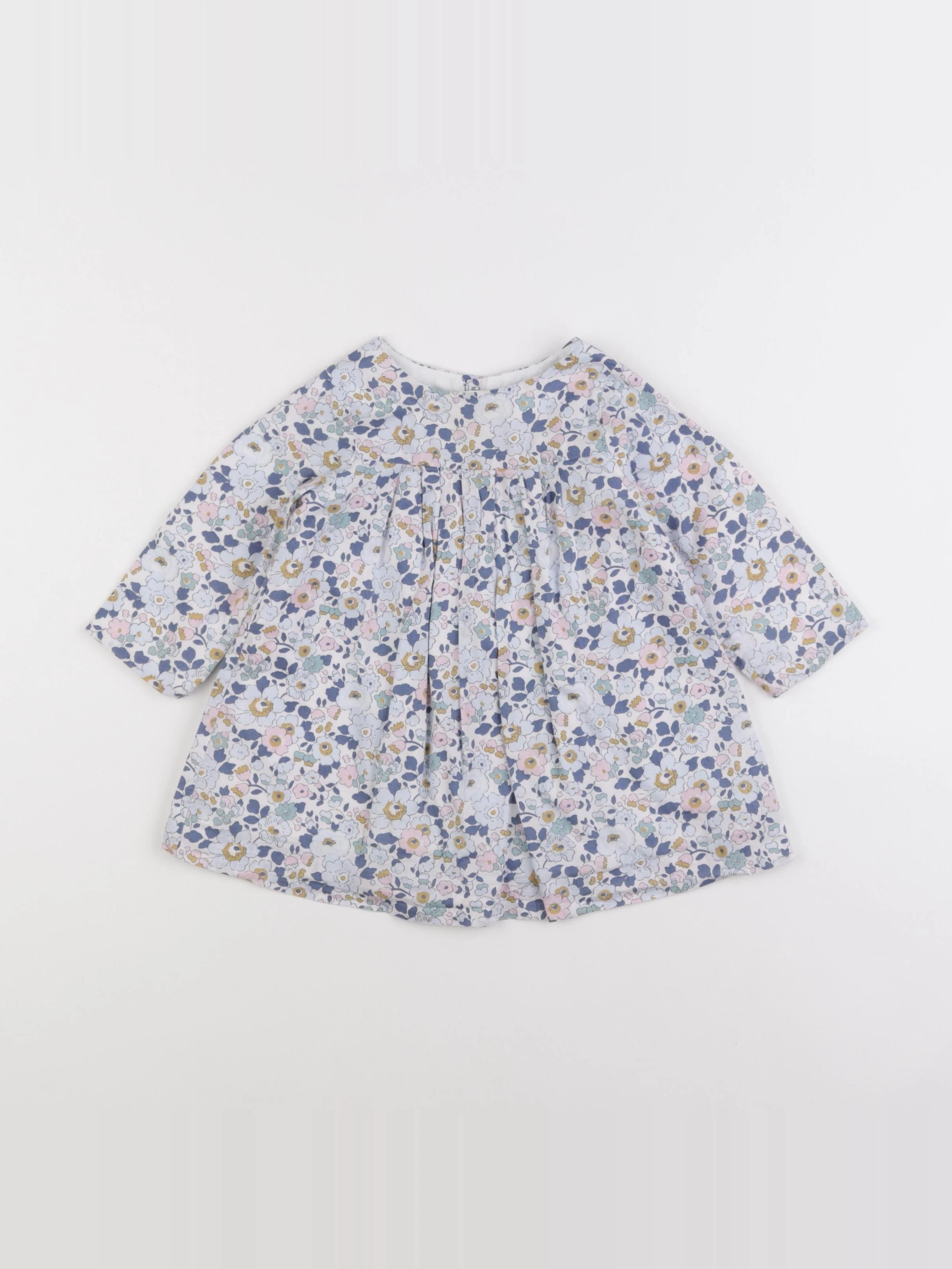 Jacadi - robe liberty multicolore - 12 mois
