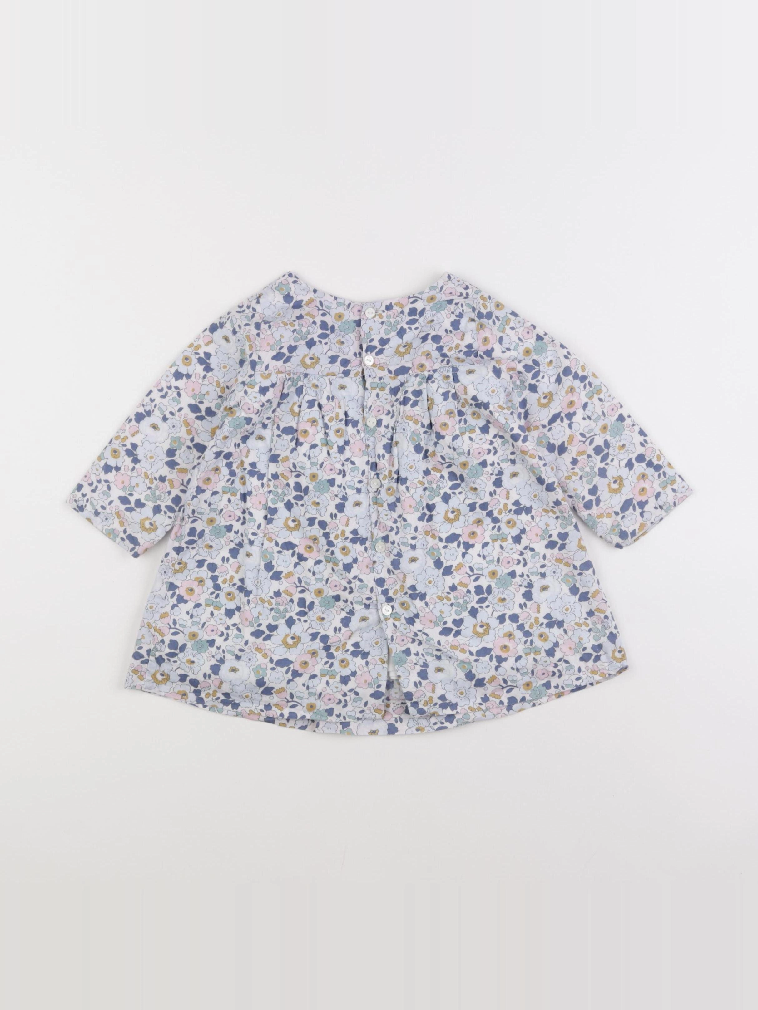 Jacadi - robe liberty multicolore - 12 mois