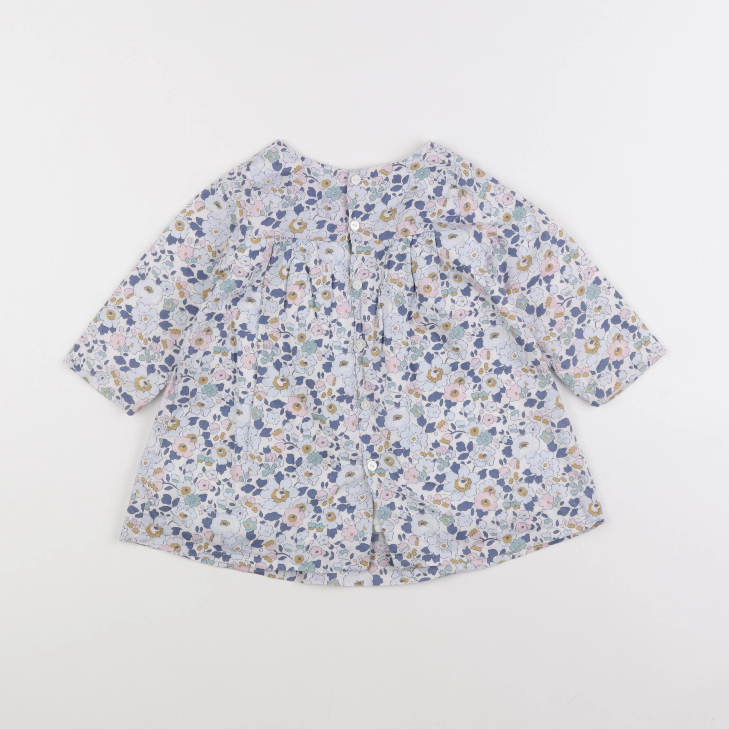 Jacadi - robe liberty multicolore - 12 mois