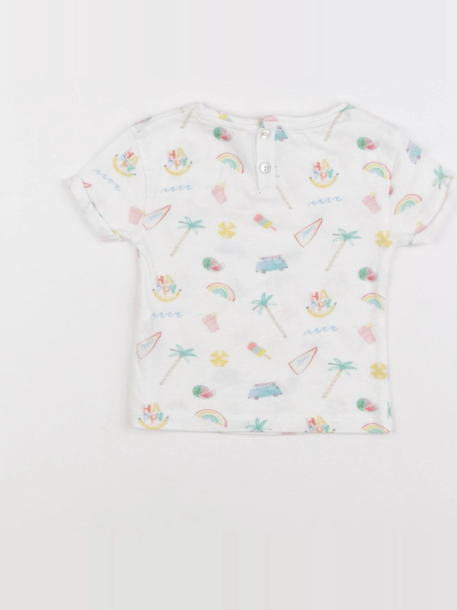 Hundred Pieces - tee-shirt multicolore - 6 mois