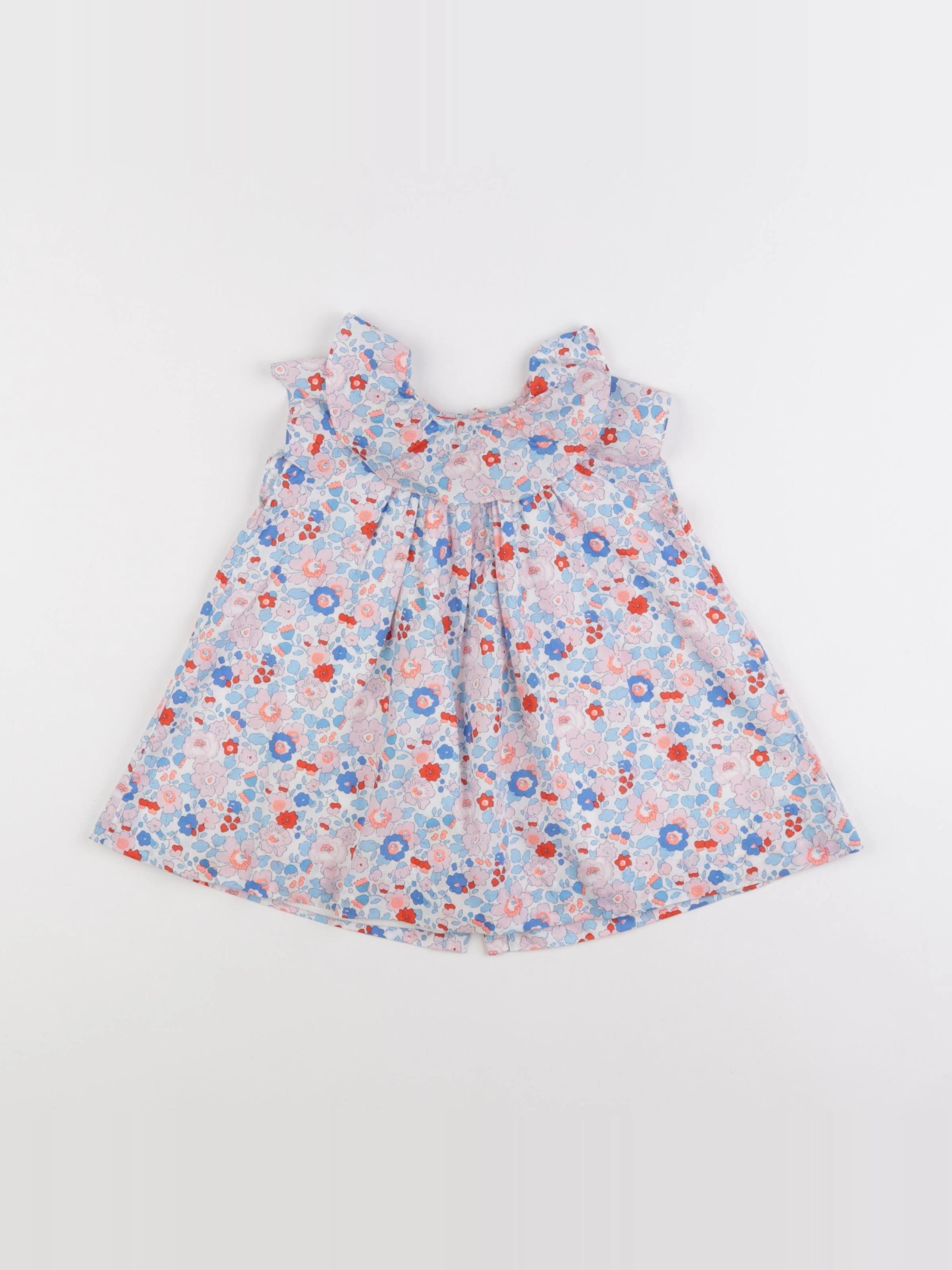 Jacadi - robe liberty multicolore - 12 mois