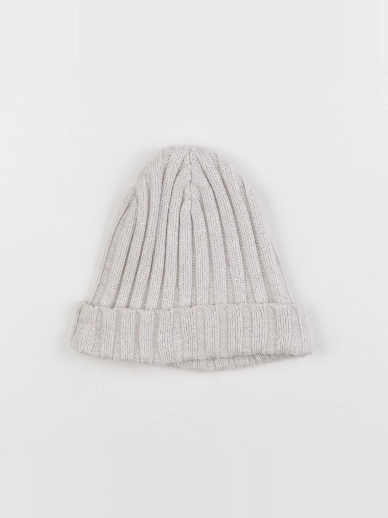 Petit Bateau - bonnet gris, argent - 5 ans