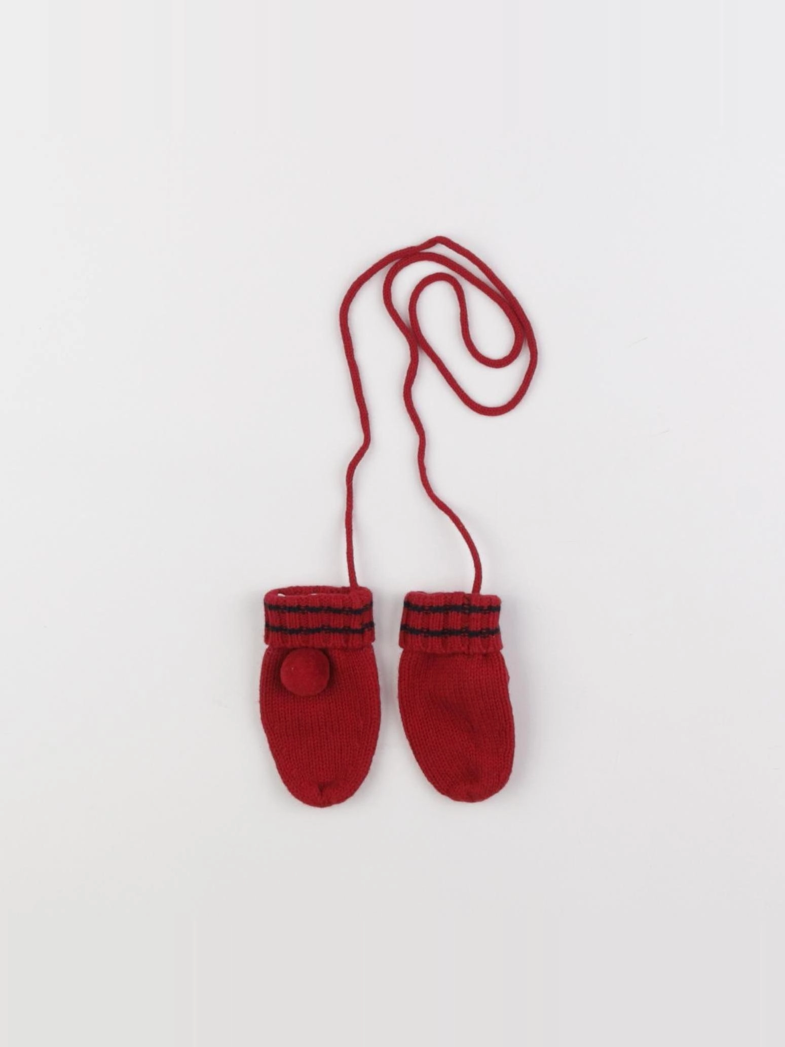 Jacadi - moufles rouge - 6 mois