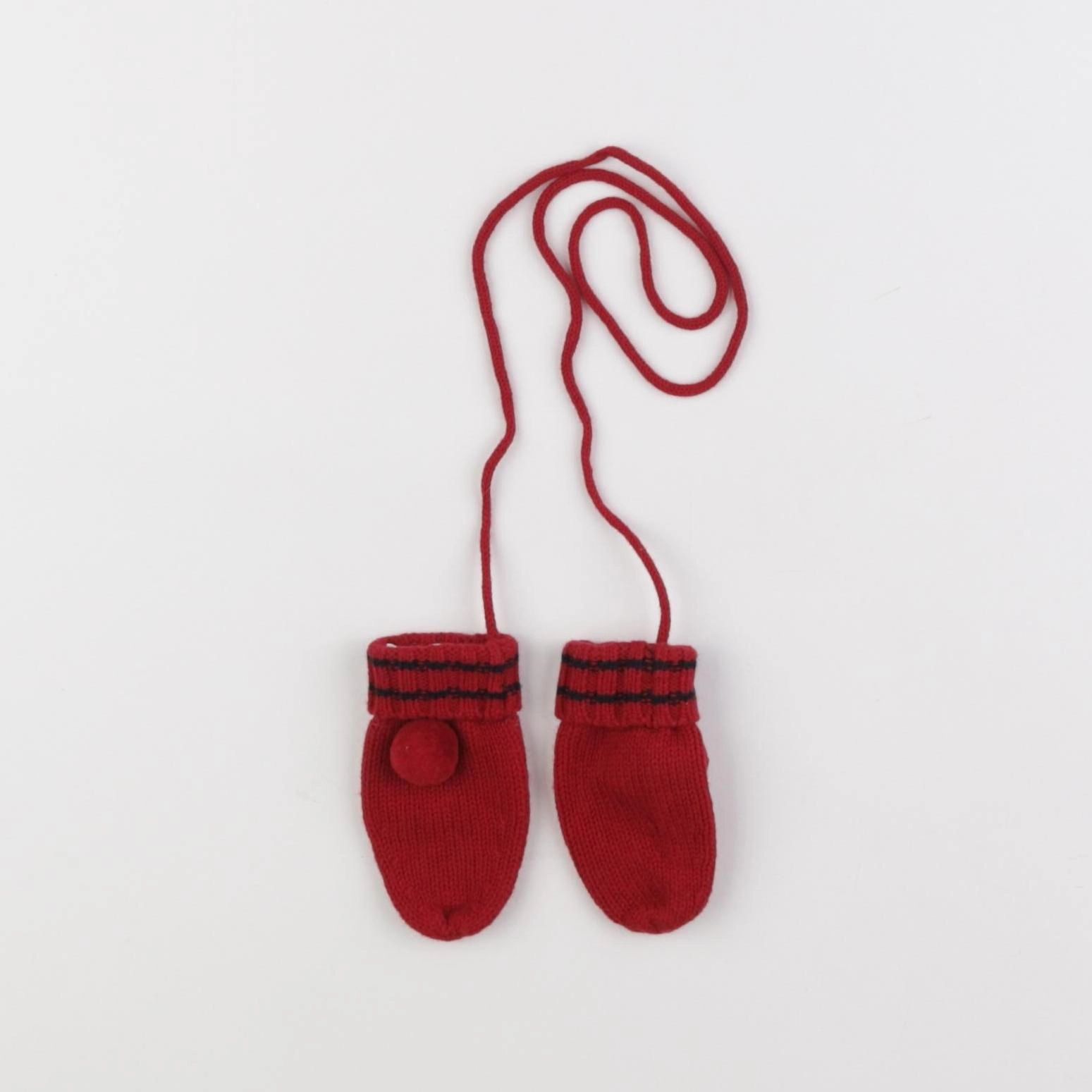 Jacadi - moufles rouge - 6 mois