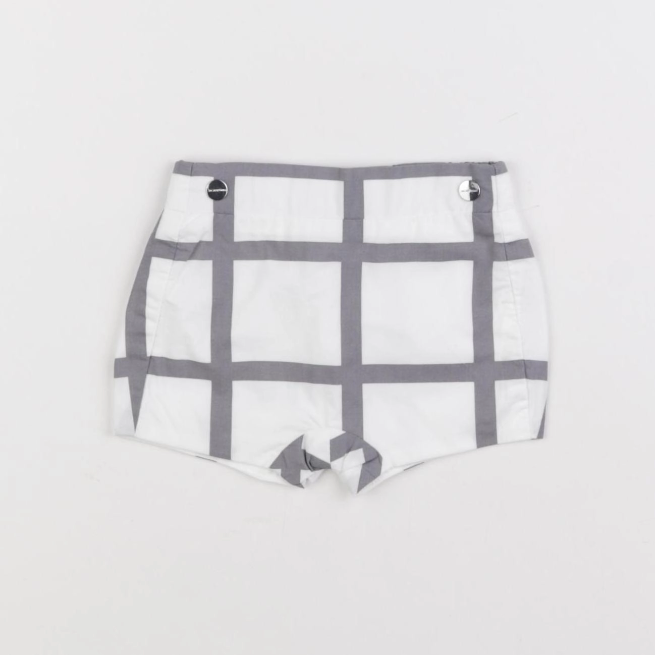 Jacadi - short blanc, gris - 1 mois