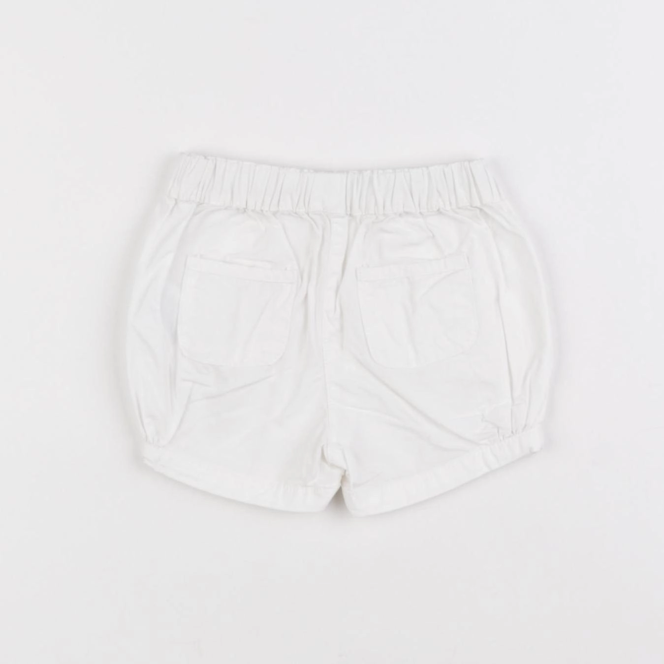 Vertbaudet - short blanc - 6 mois