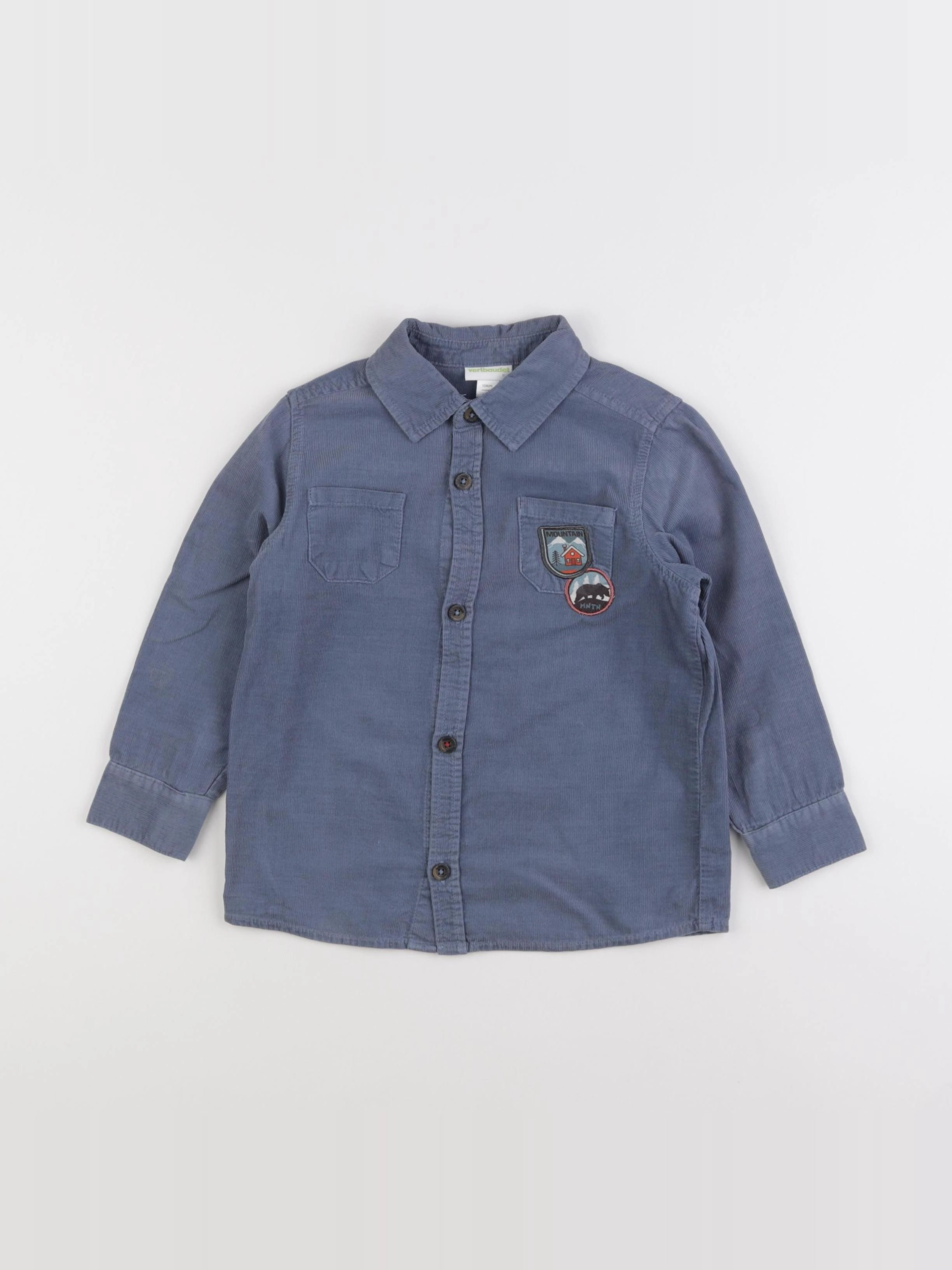 Vertbaudet - chemise bleu - 4 ans