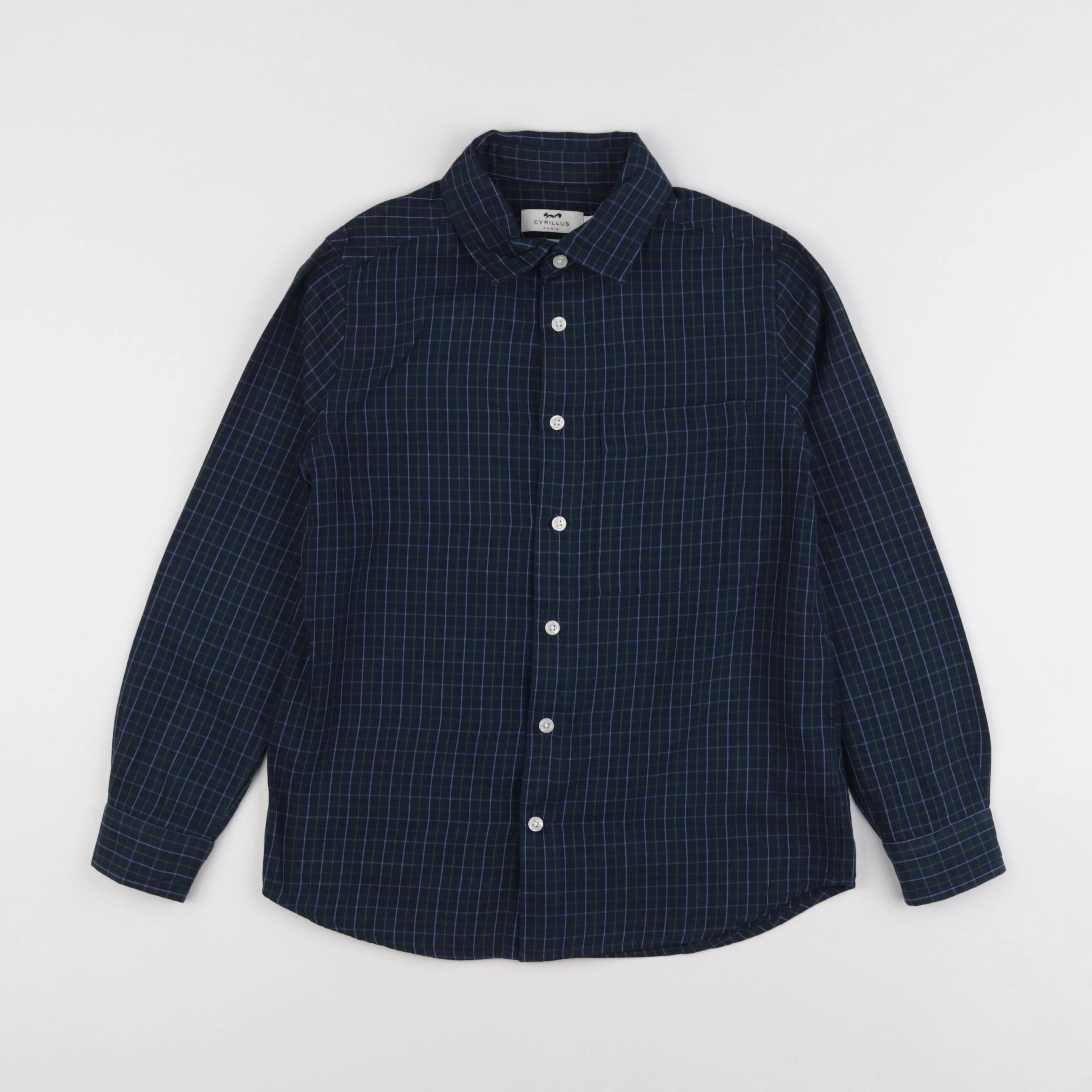 Cyrillus - chemise bleu - 10 ans