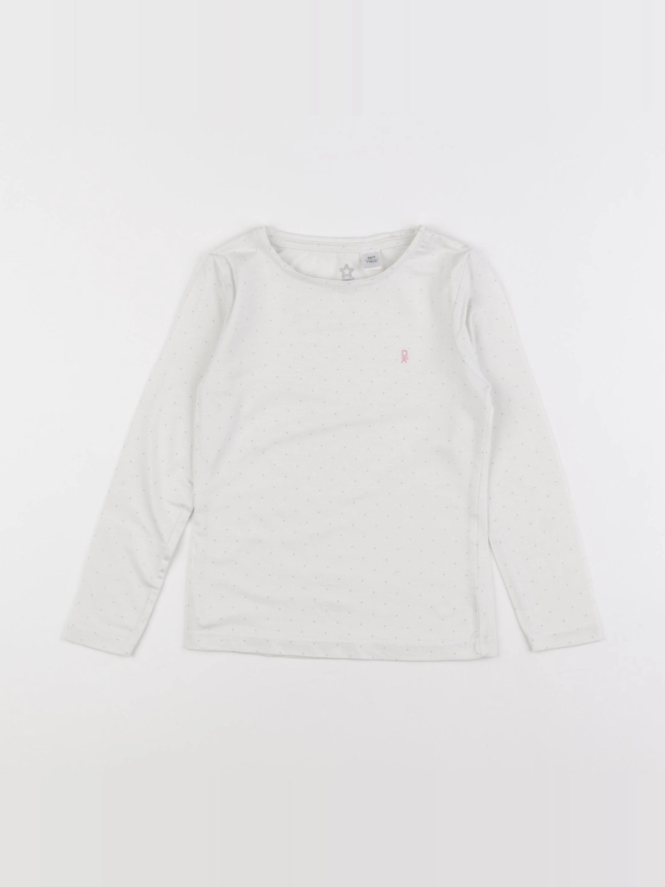 Okaidi - tee-shirt beige - 5 ans