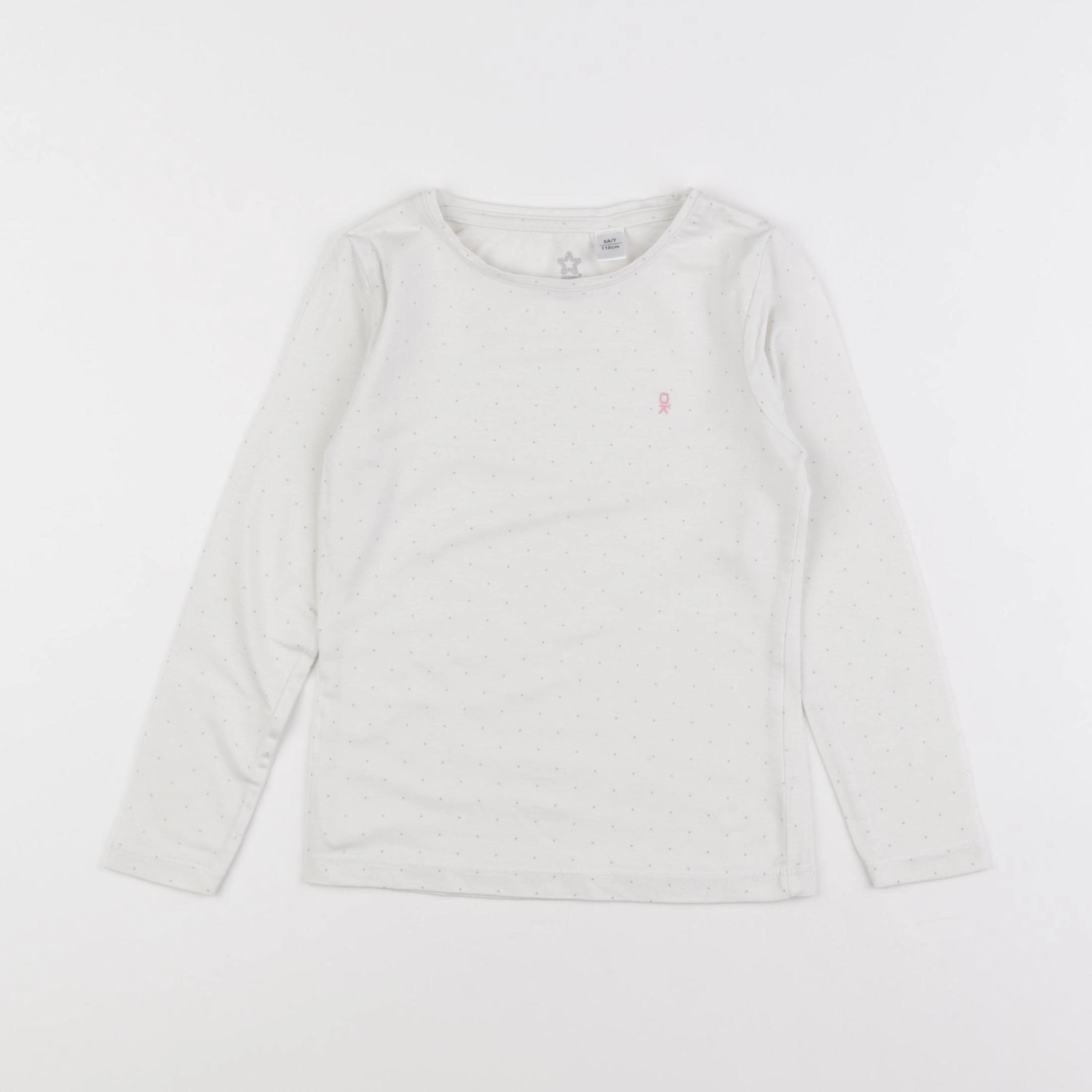 Okaidi - tee-shirt beige - 5 ans