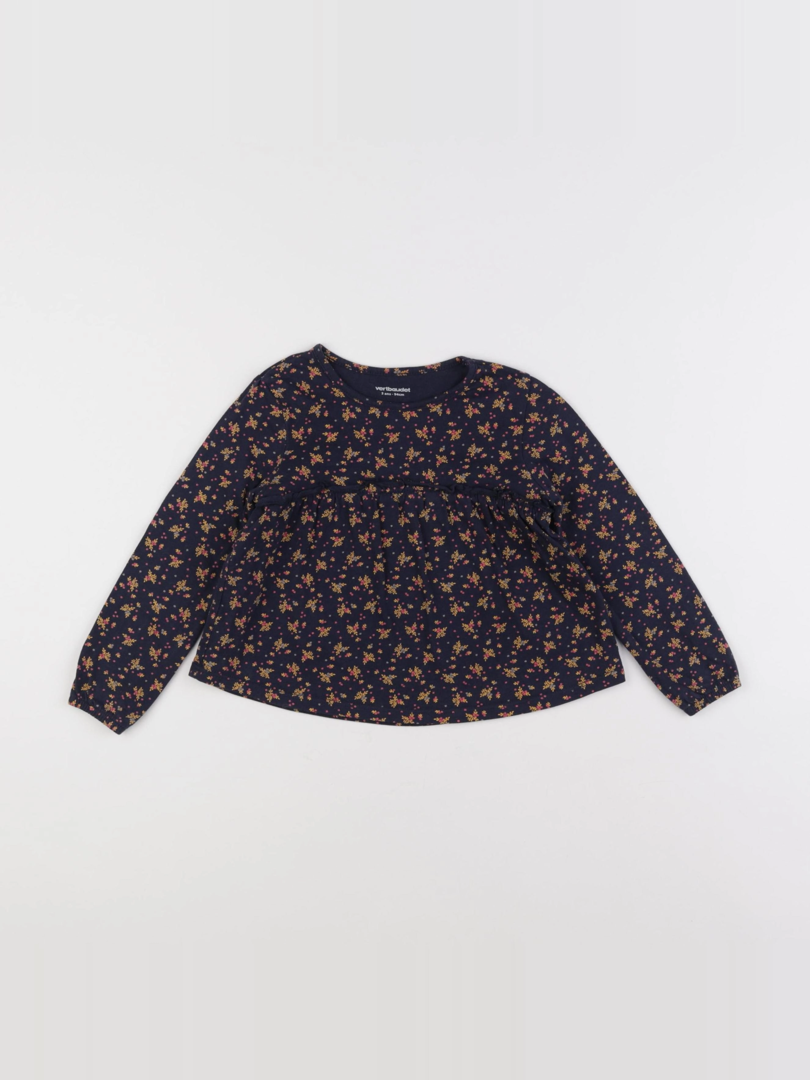 Vertbaudet - tee-shirt multicolore - 3 ans