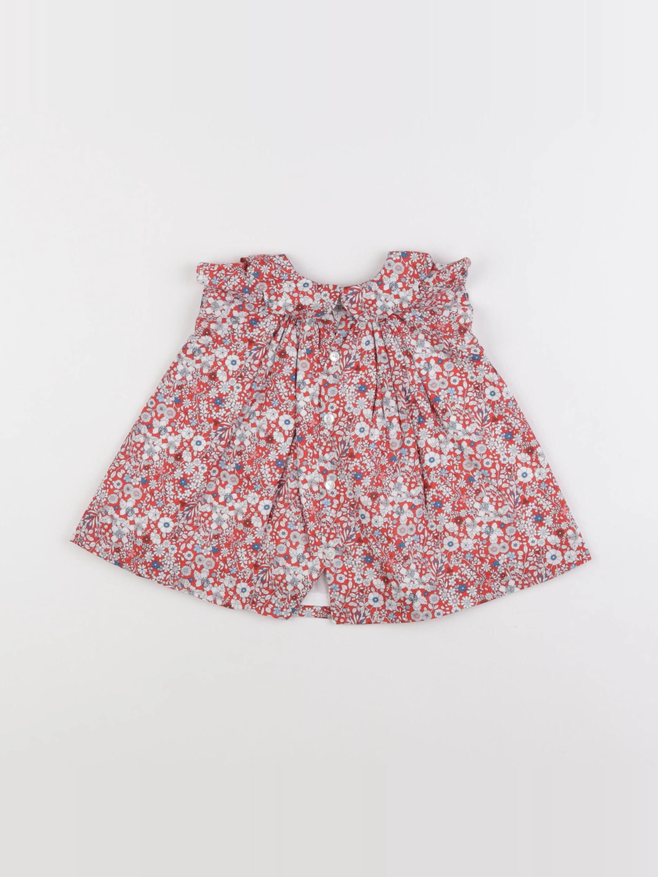 Jacadi - robe liberty multicolore - 3 mois