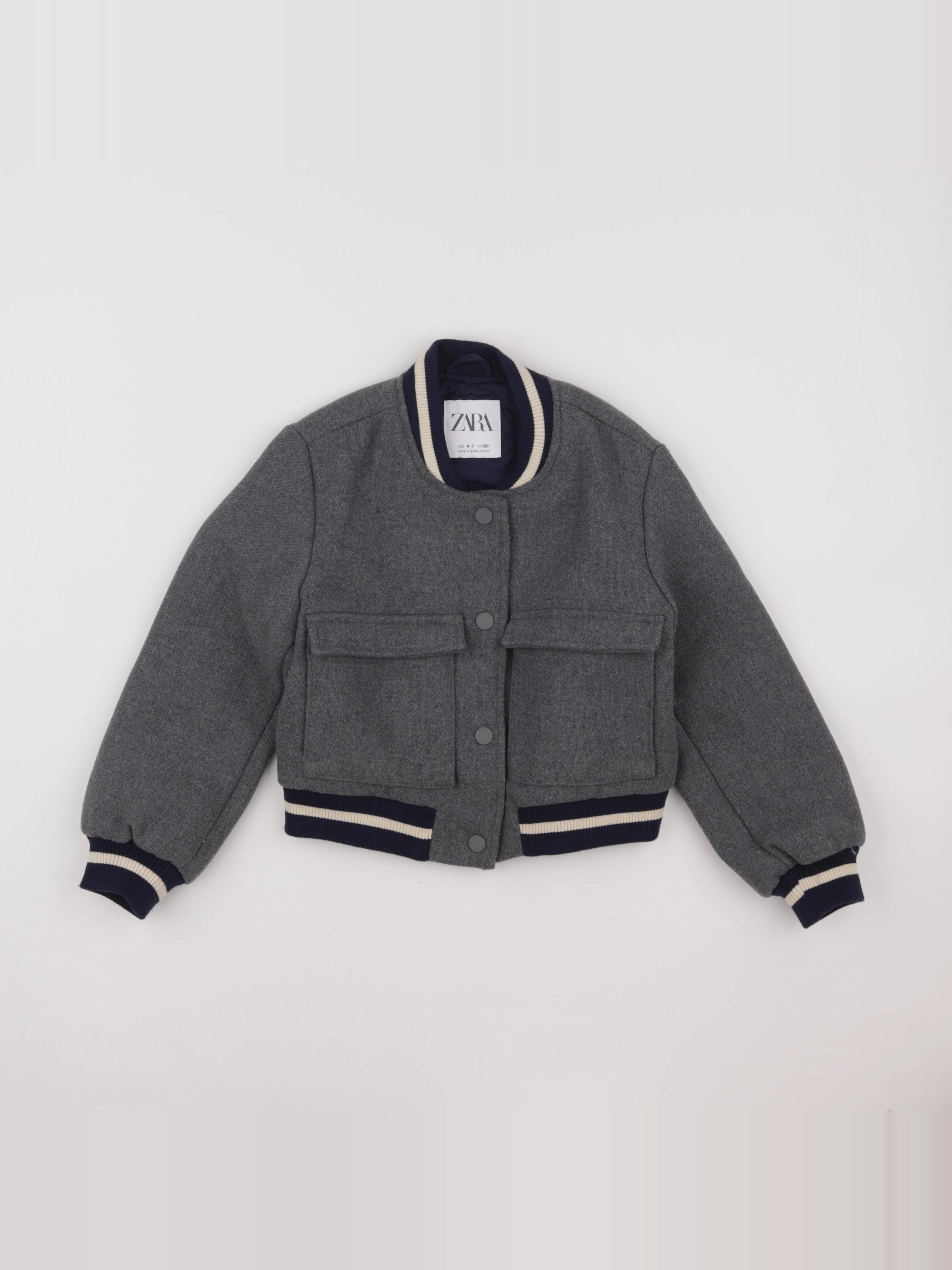 Zara - veste gris - 6/7 ans