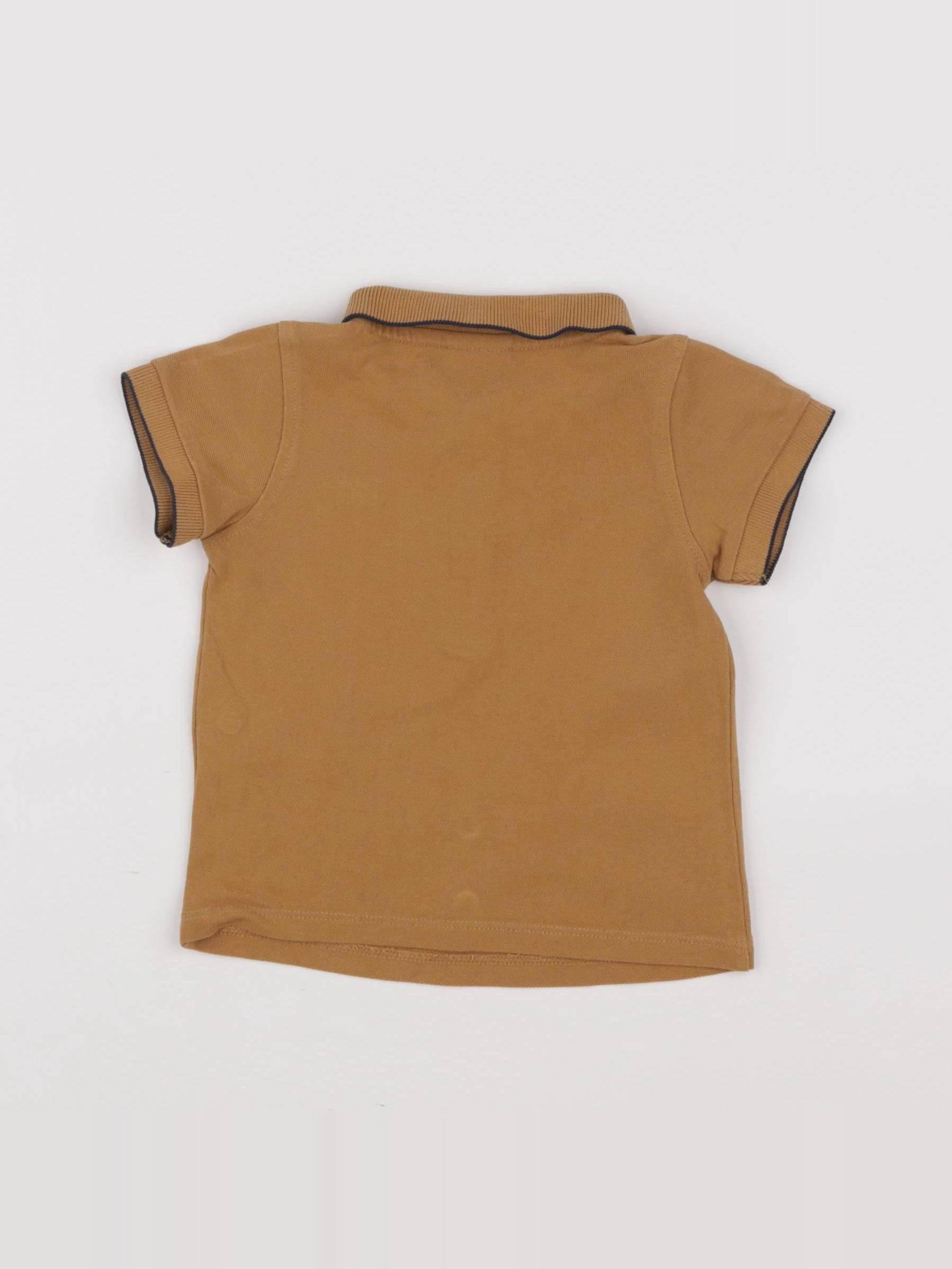 Tape à l'oeil - polo marron - 9 mois