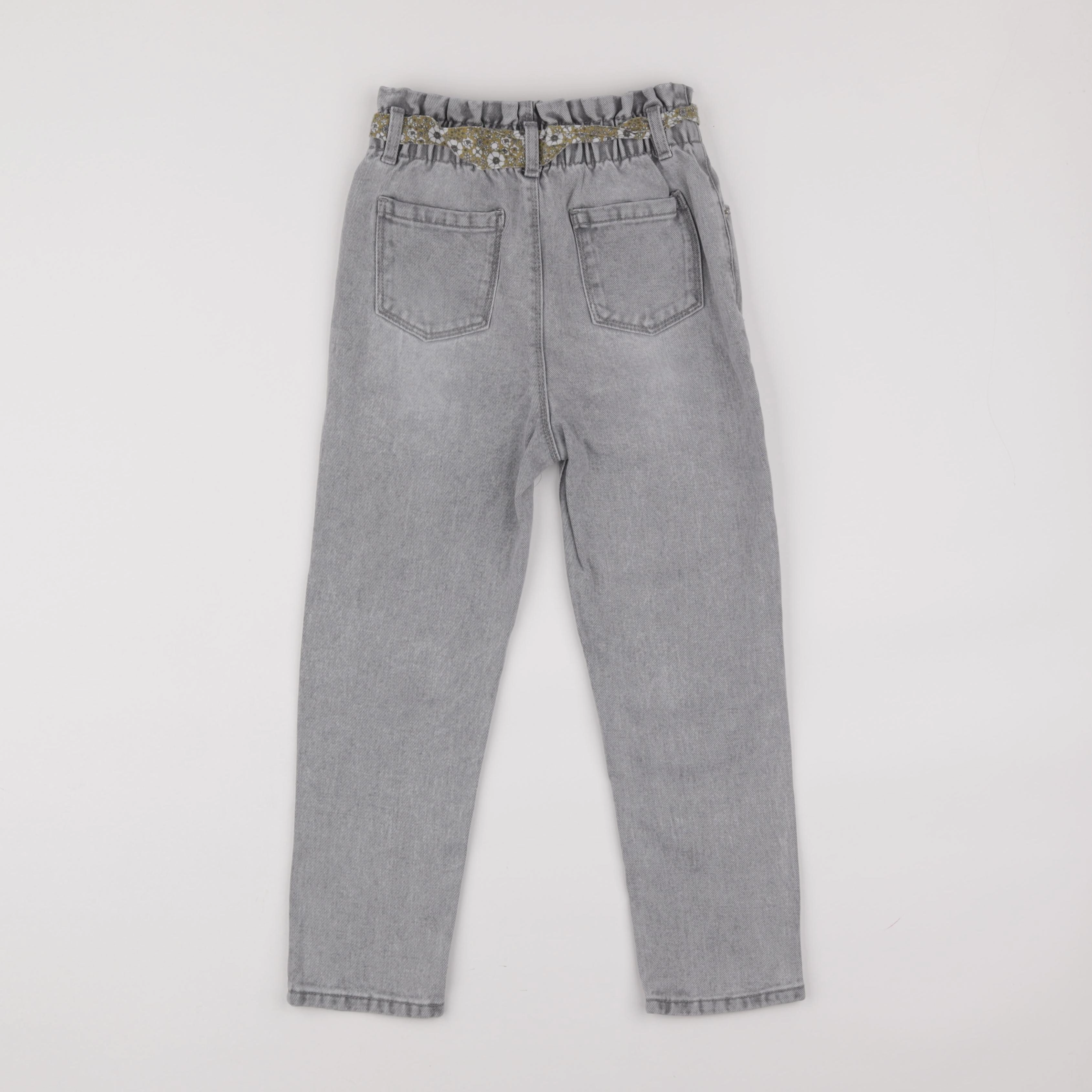 Vertbaudet - jean gris - 7 ans