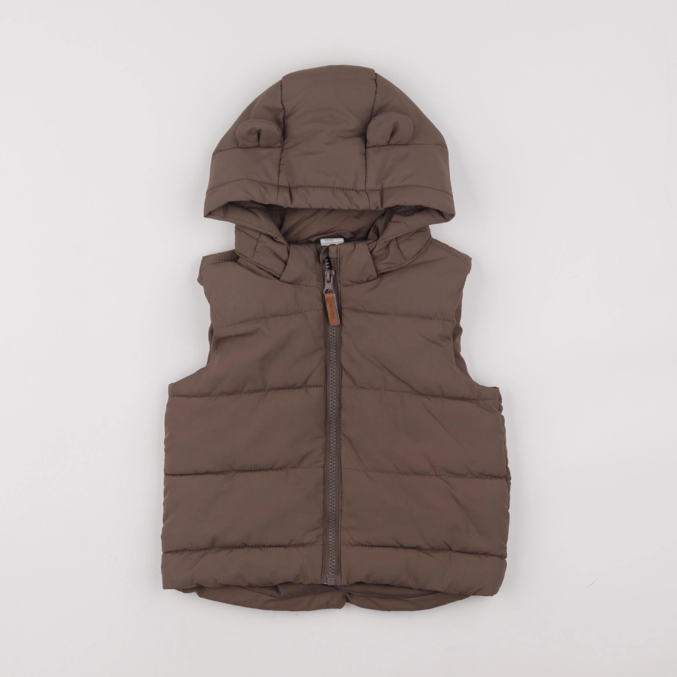 H&M - doudoune marron - 18 mois à 2 ans