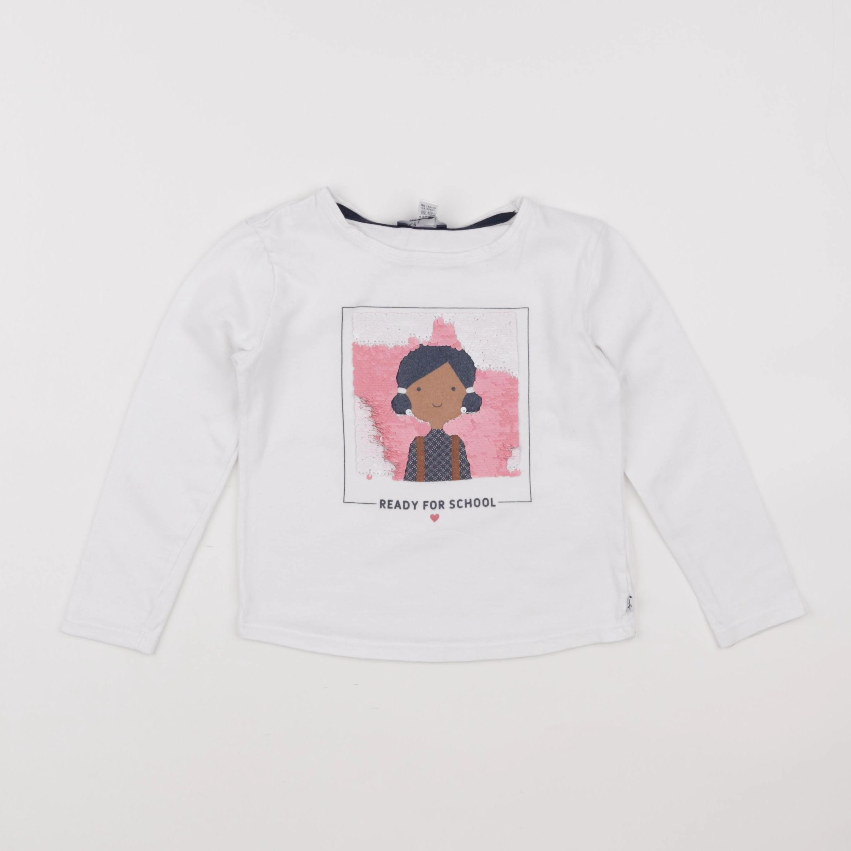 Okaidi - tee-shirt blanc - 5 ans