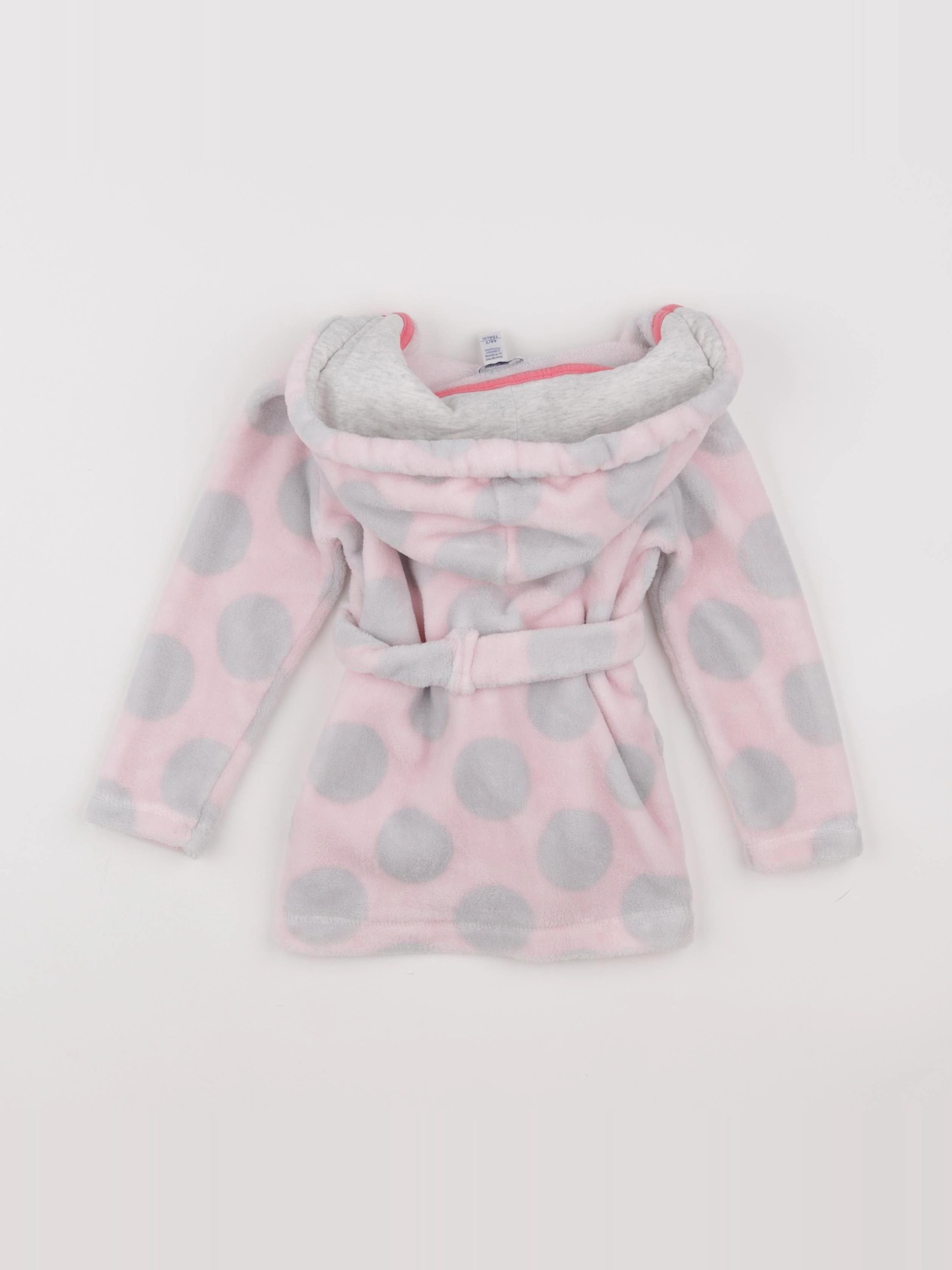 Okaidi - robe de chambre gris, rose - 4 ans