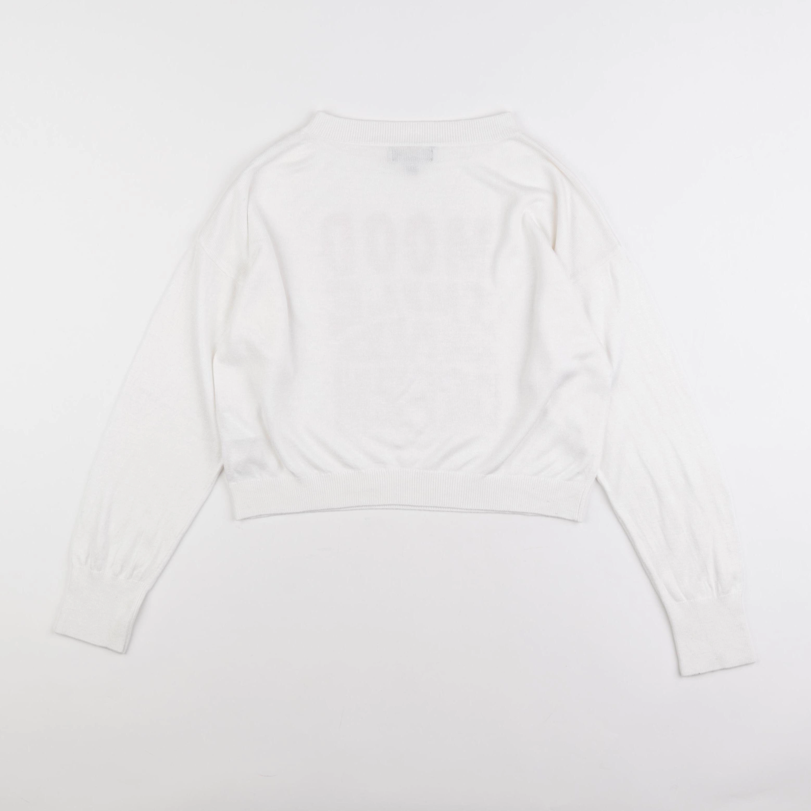 IKKS - pull blanc - 10 ans