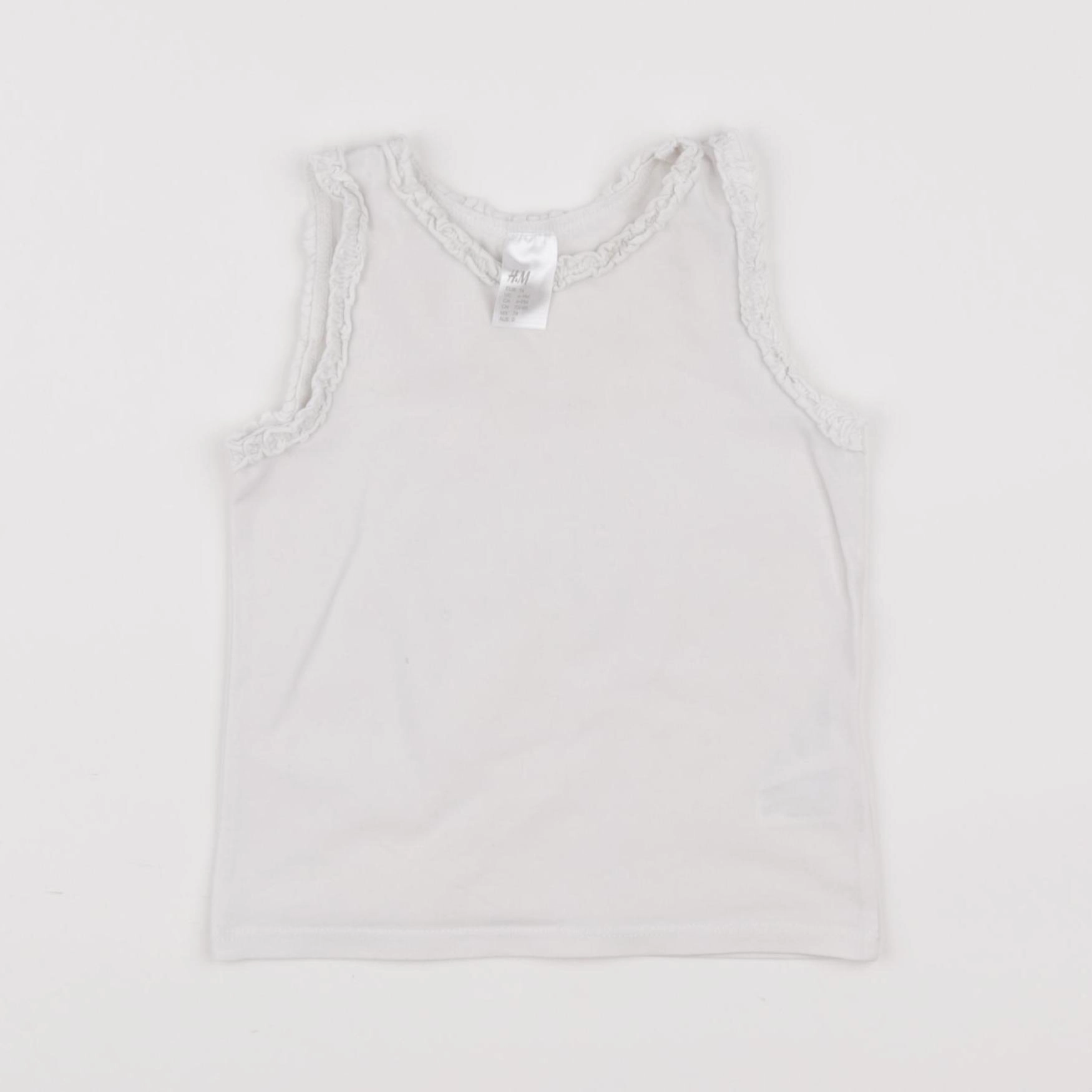 H&M - tee-shirt blanc - 6/9 mois