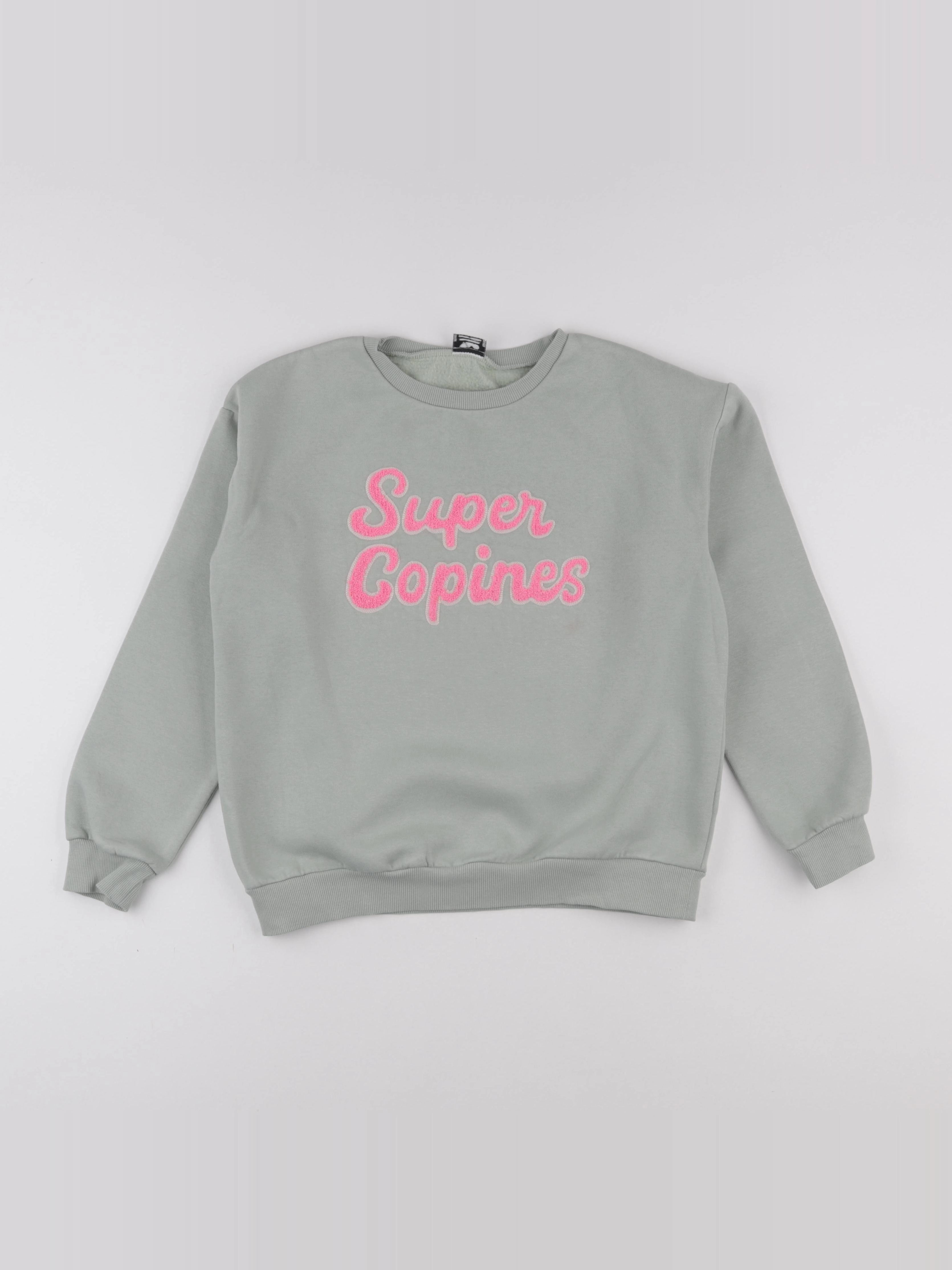 Tape à l'oeil - sweat vert - 12 ans