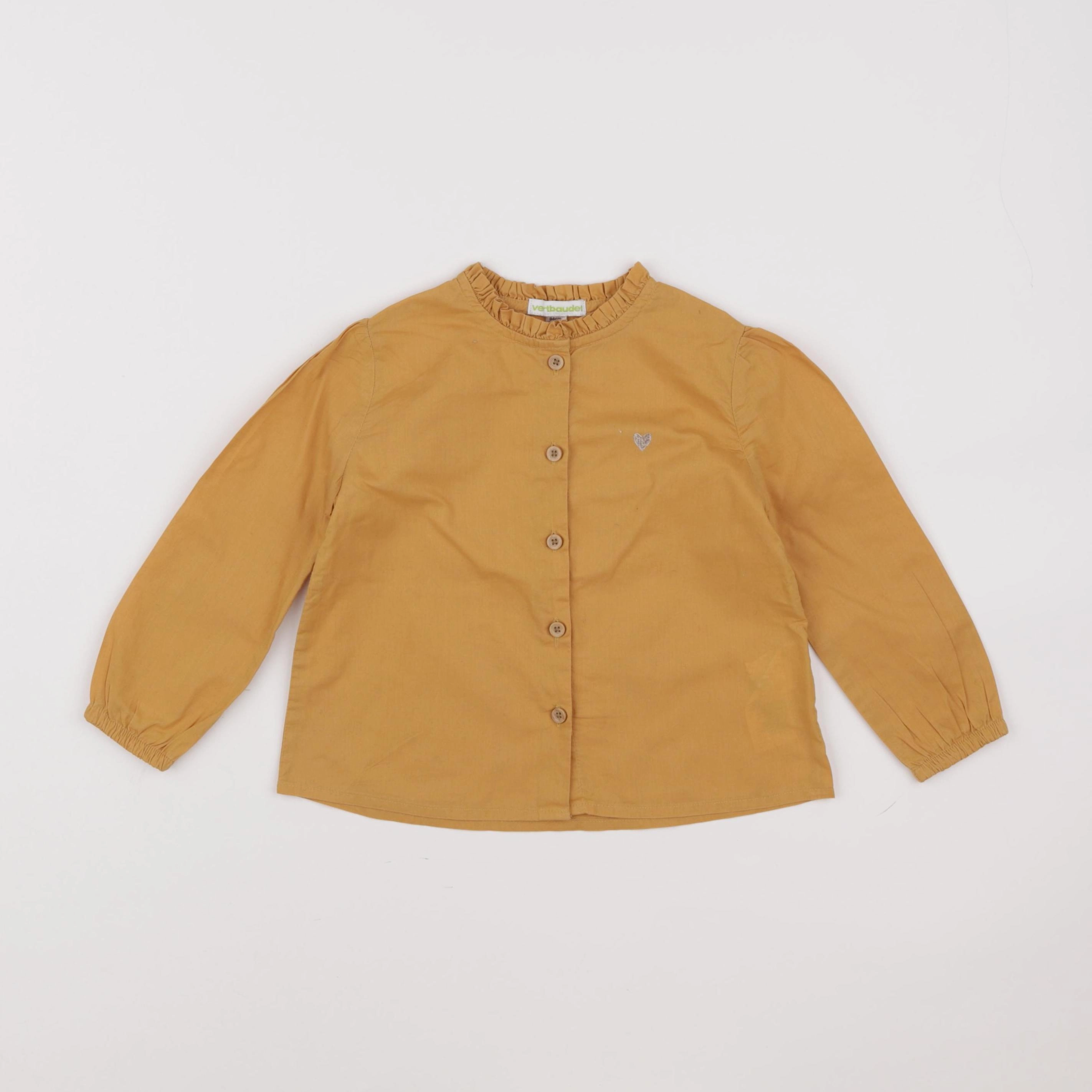 Vertbaudet - blouse jaune - 3 ans