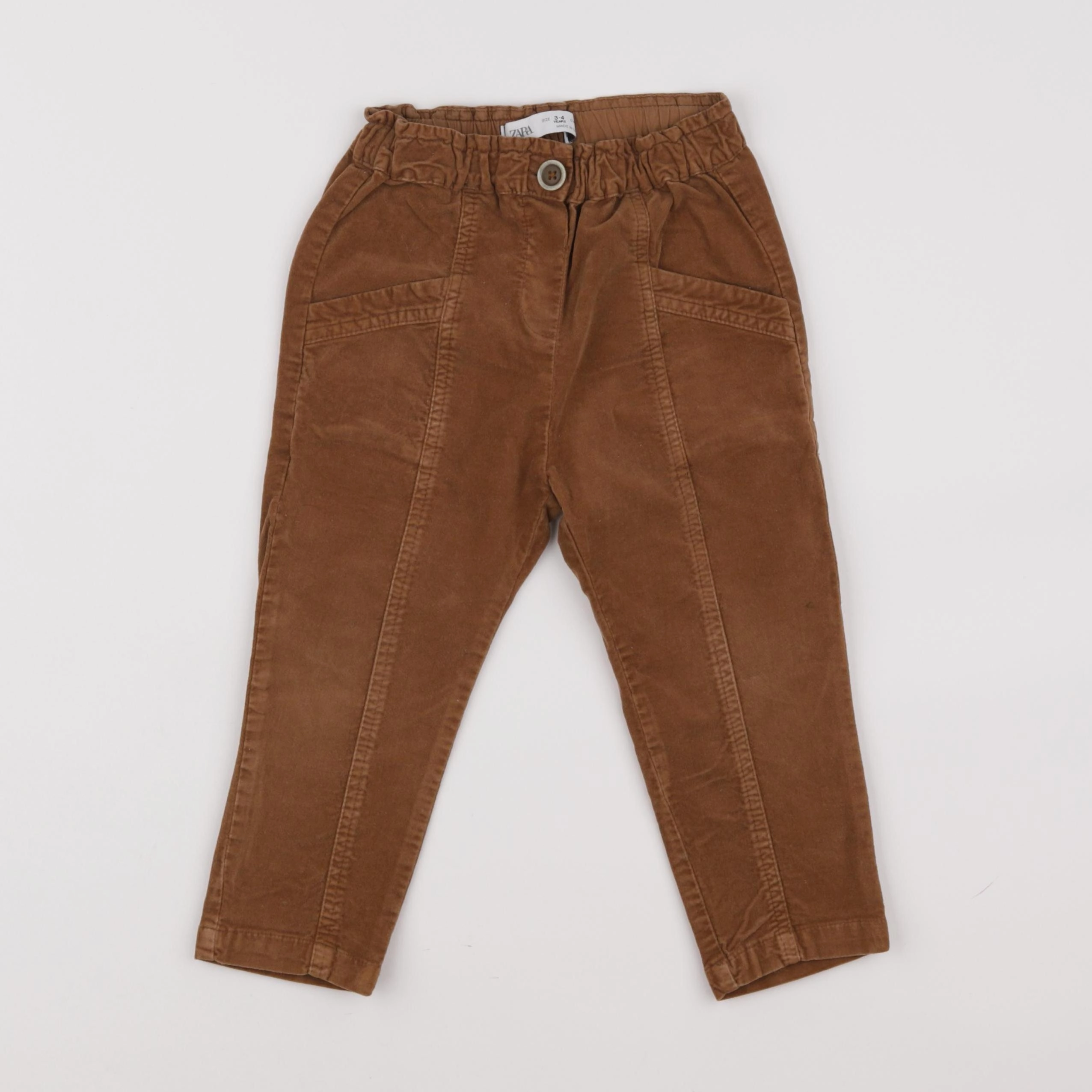 Zara - pantalon marron - 3/4 ans