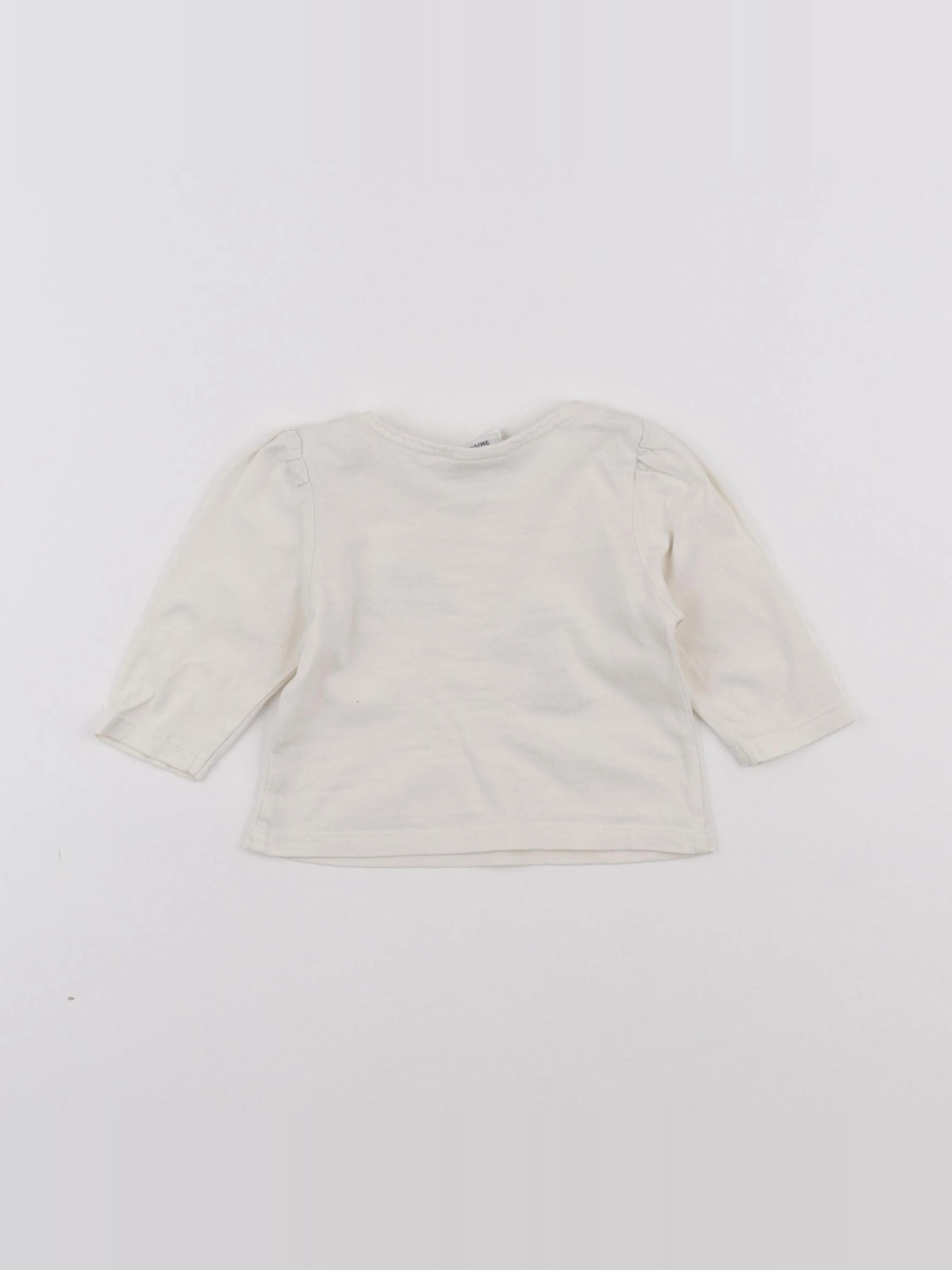 Tape à l'oeil - tee-shirt blanc - 3 mois