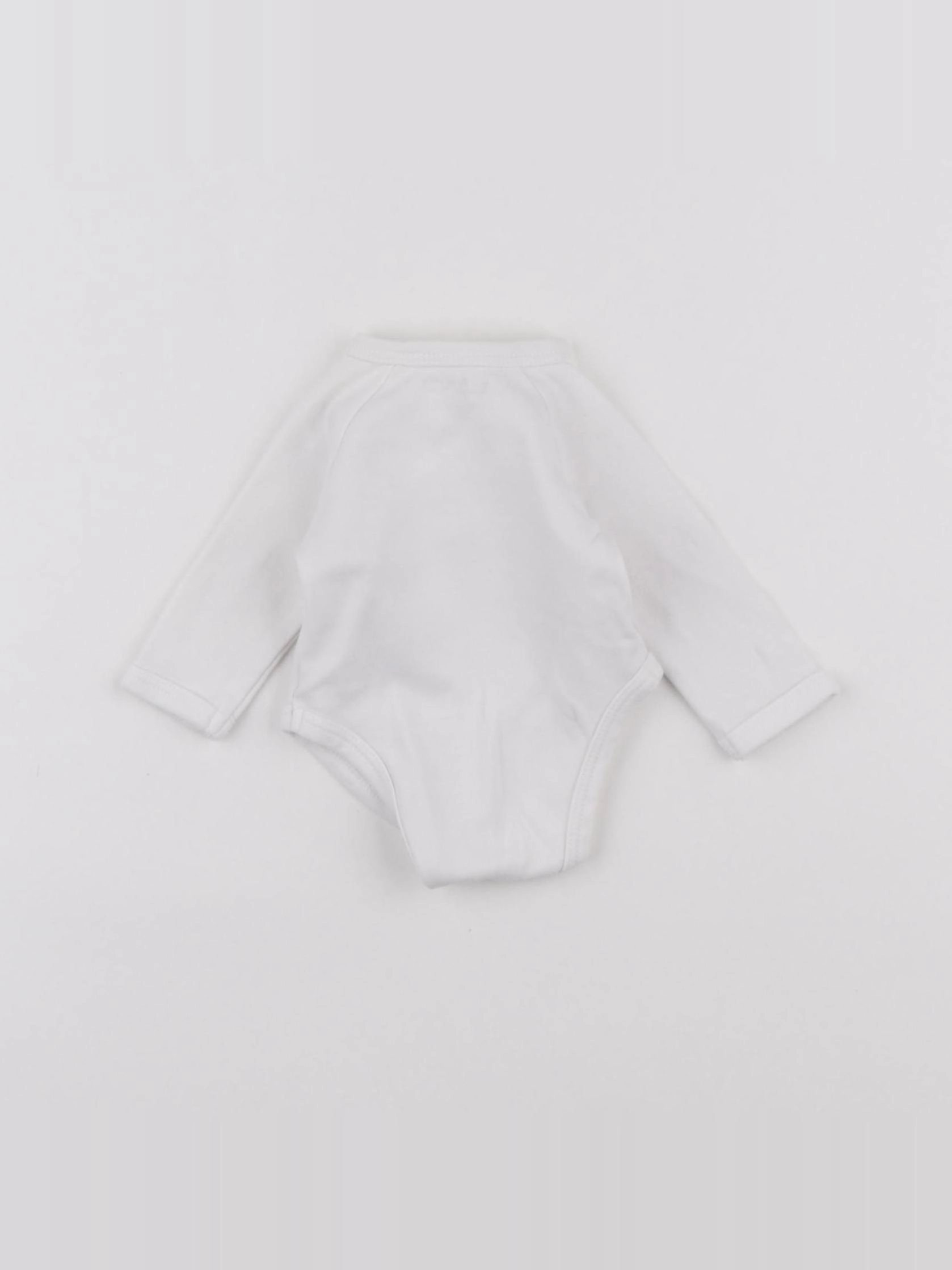 Vertbaudet - body blanc - 0 mois