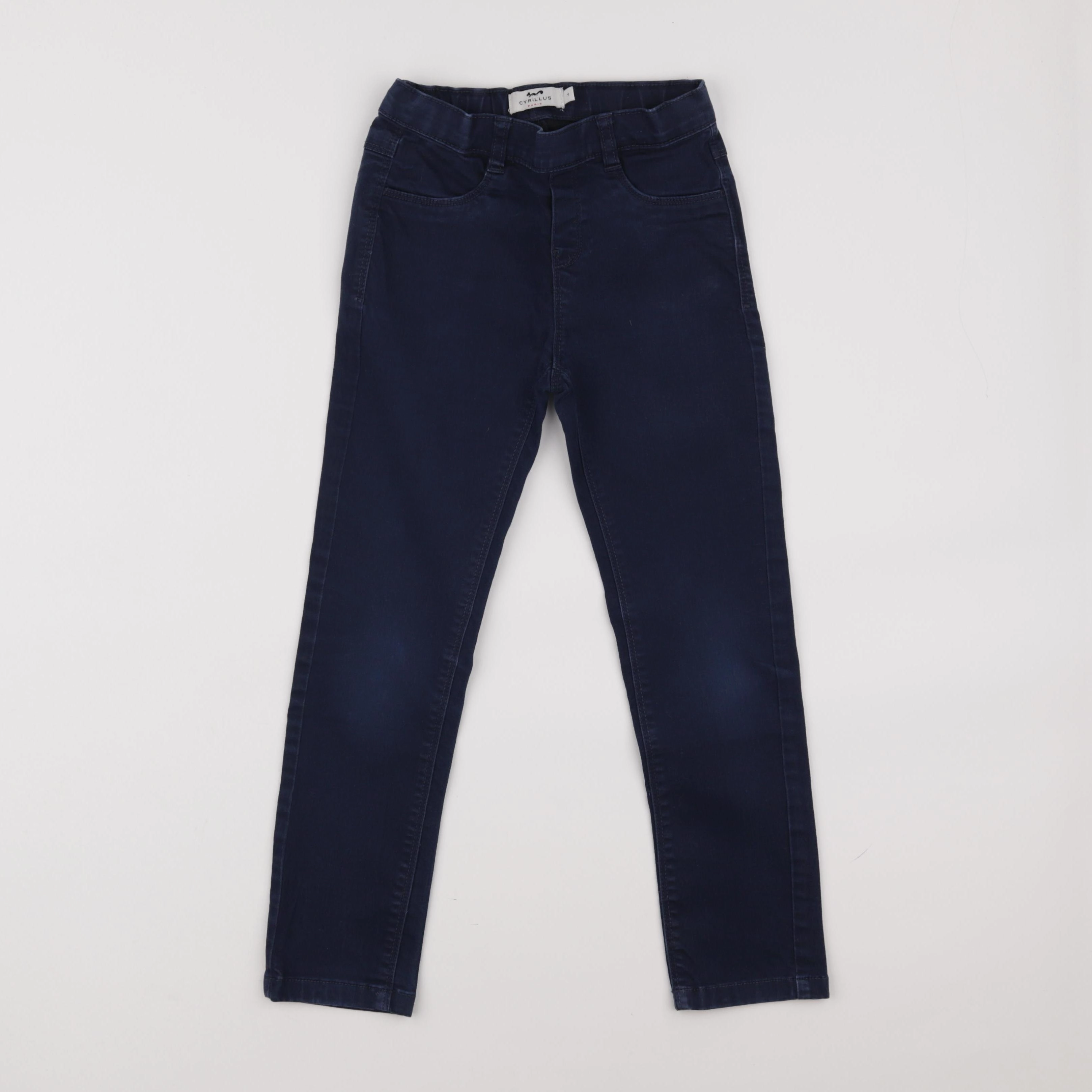 Cyrillus - jegging bleu - 7 ans