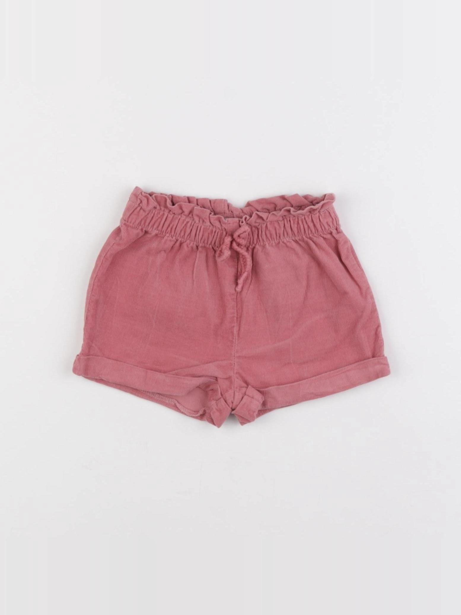 Vertbaudet - short rose - 12 mois
