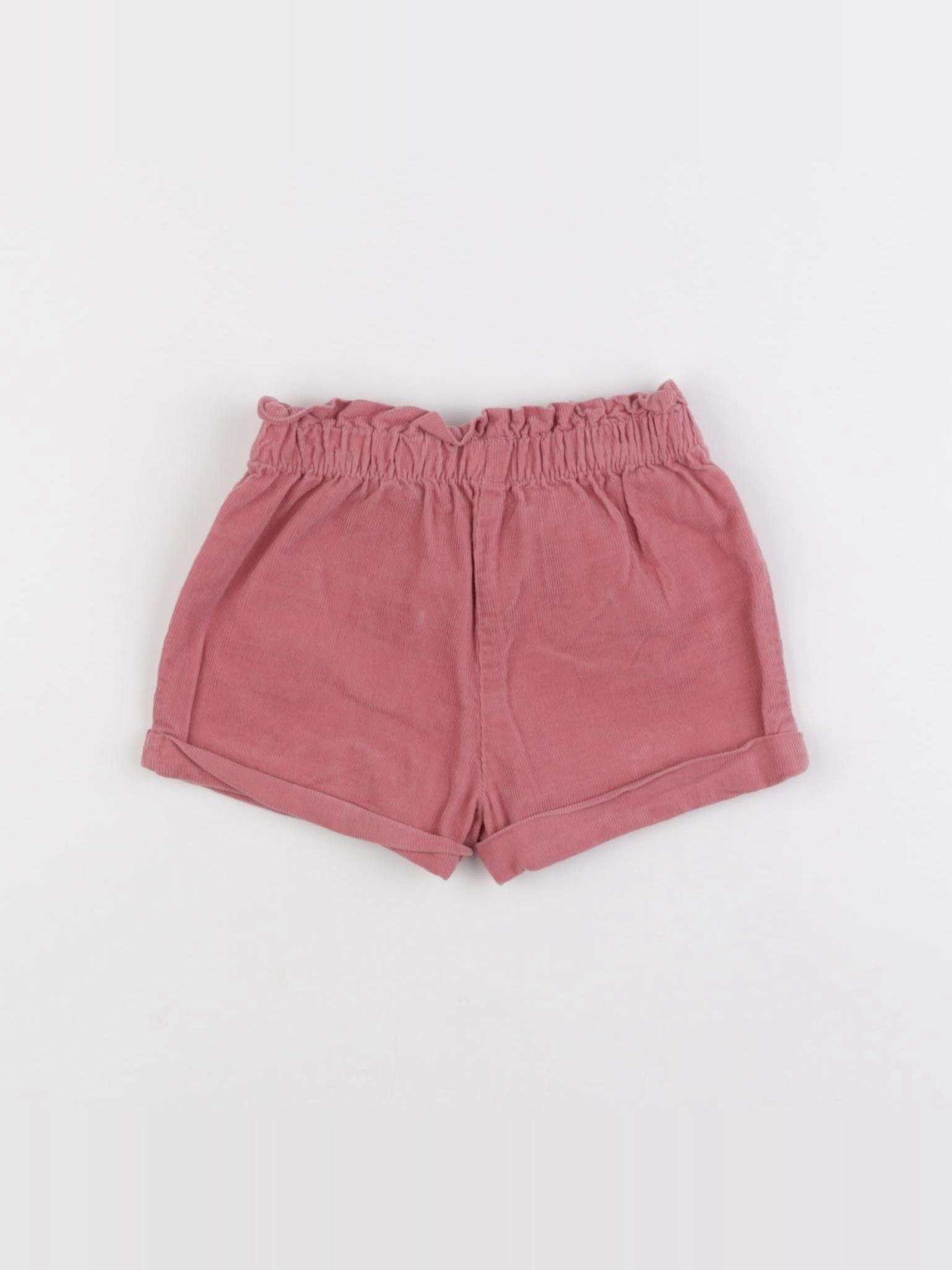 Vertbaudet - short rose - 12 mois