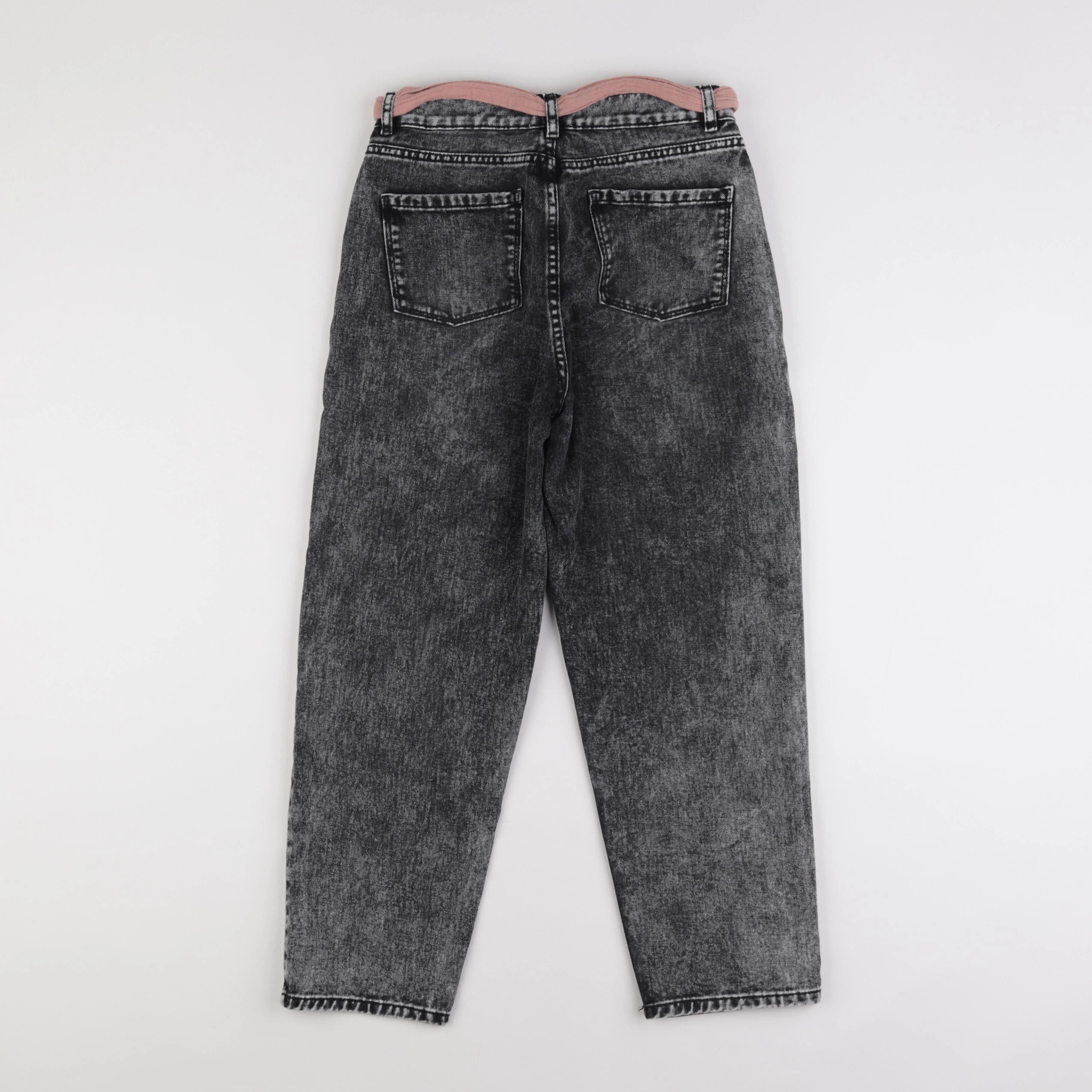 Vertbaudet - jean gris, noir - 12 ans