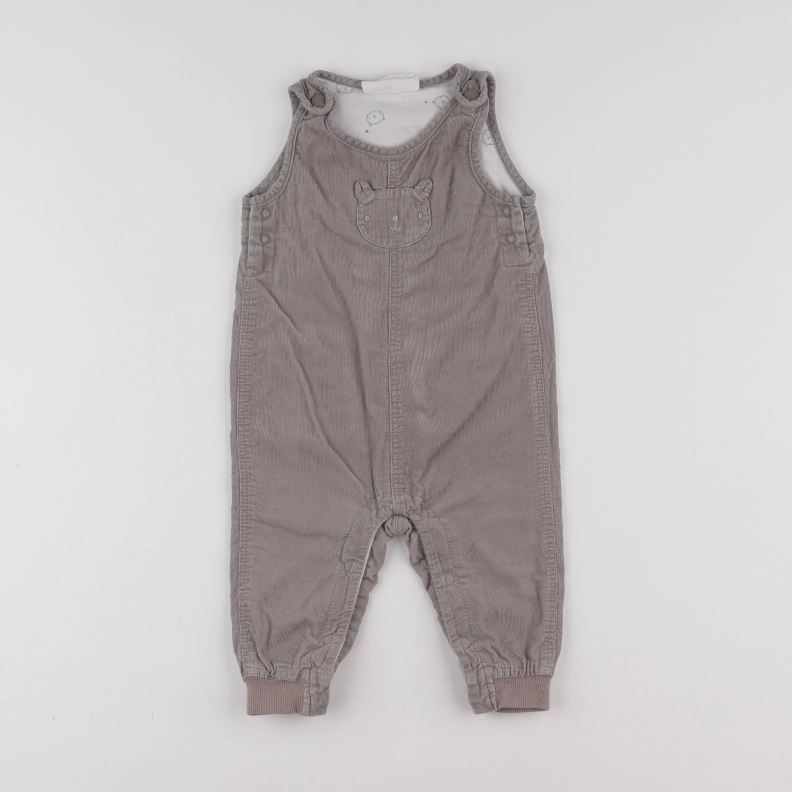 H&M - salopette gris - 3/6 mois