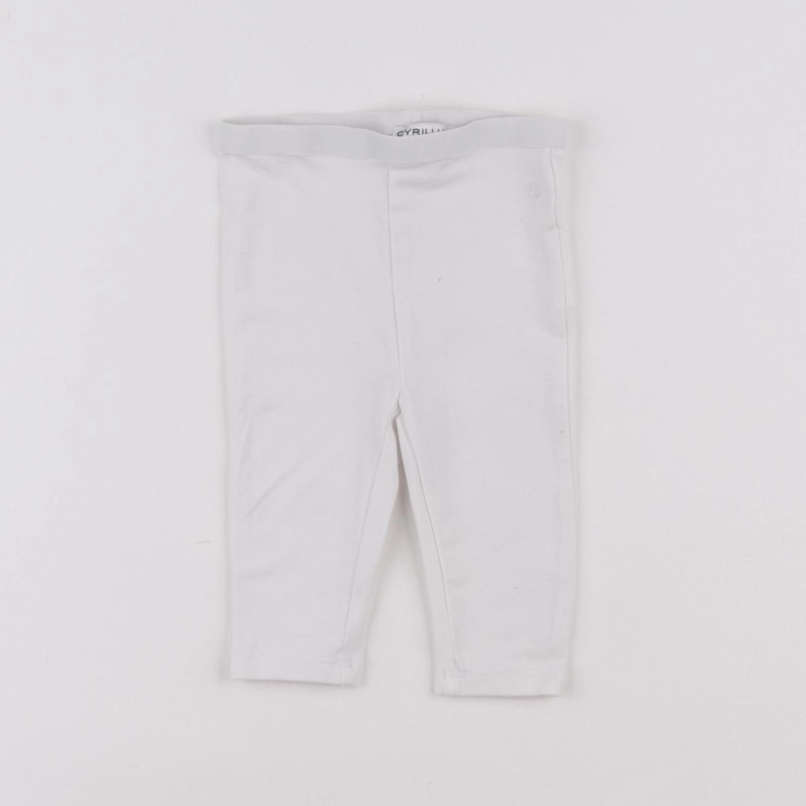 Cyrillus - legging blanc - 6 mois