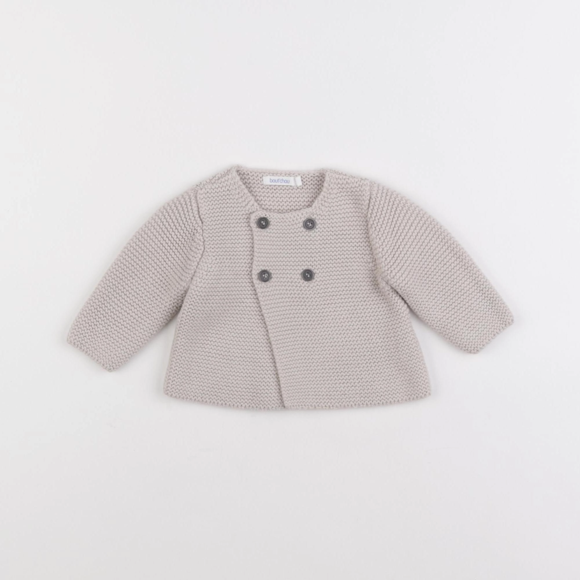 Boutchou - gilet gris - 3 mois