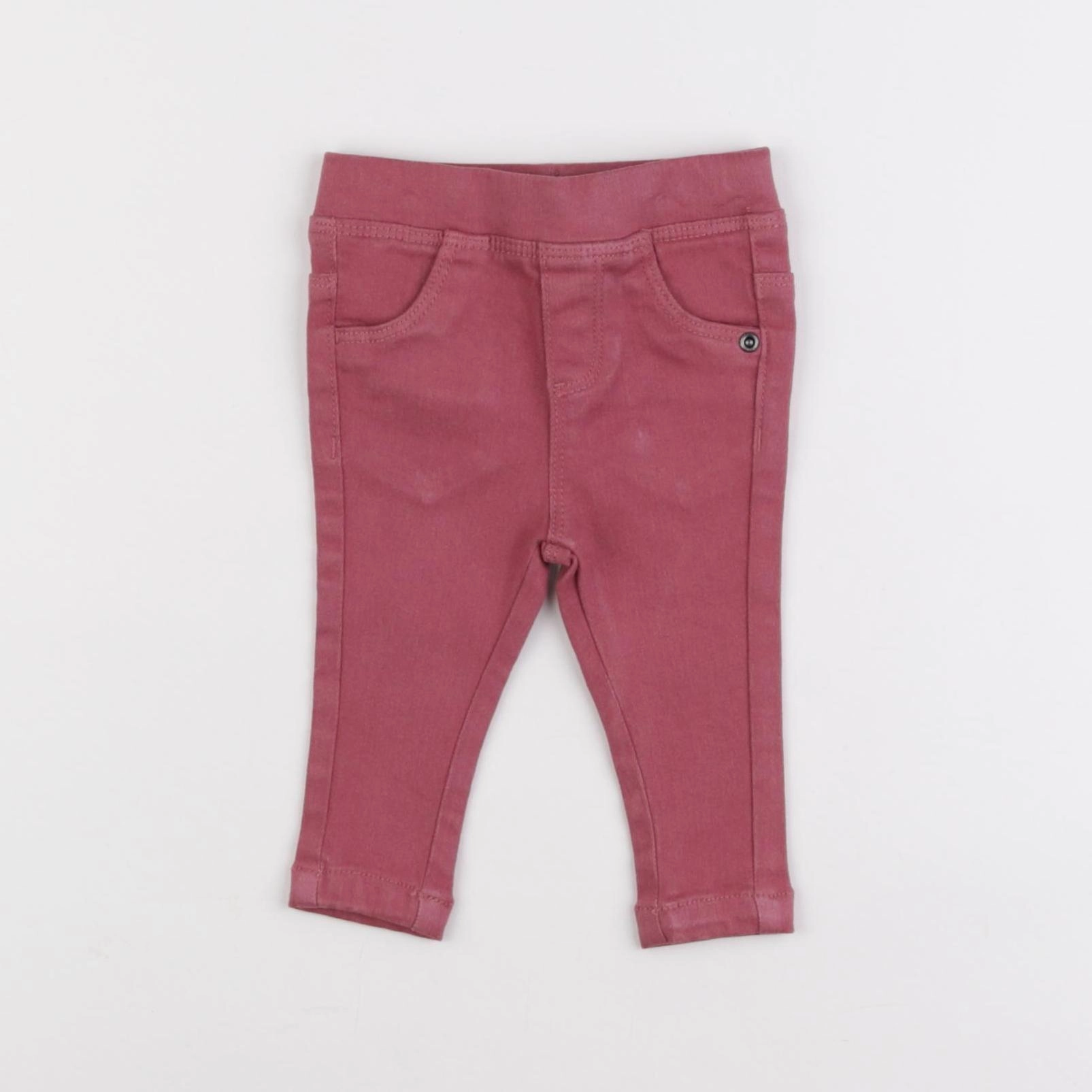 Vertbaudet - jegging rose - 3 mois
