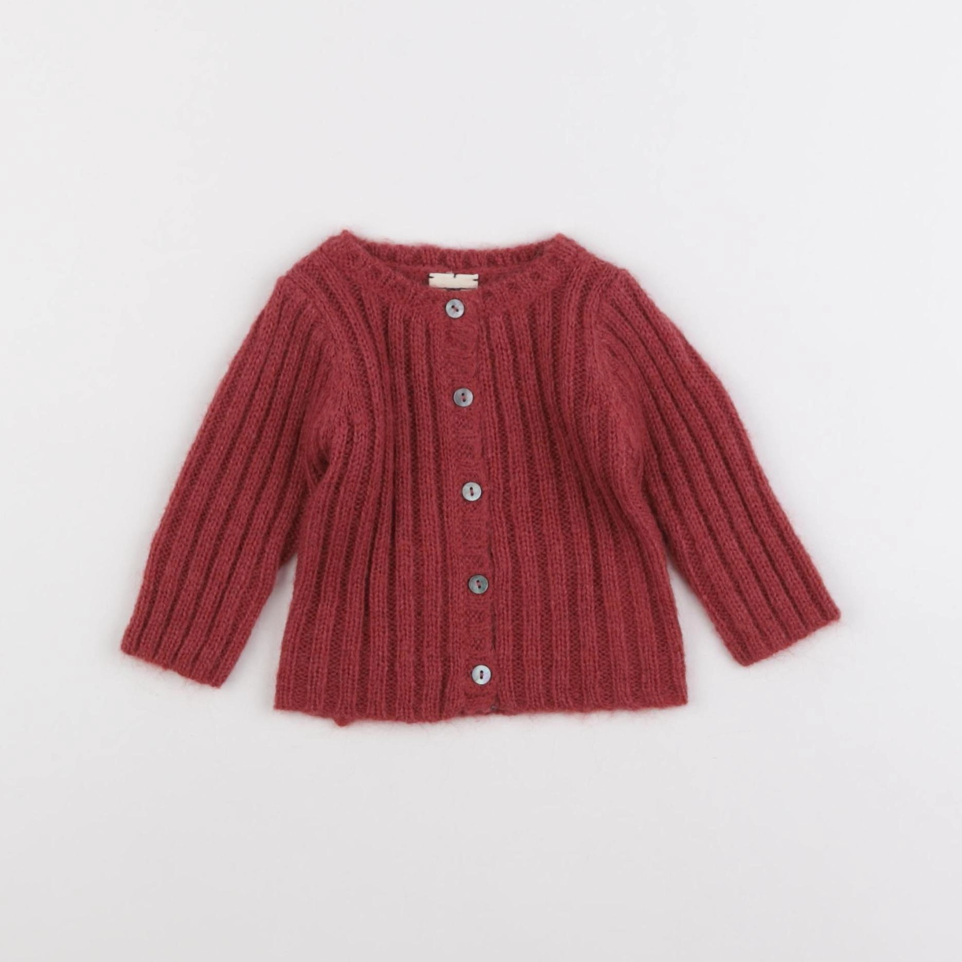 Bonton - gilet rouge - 6 mois