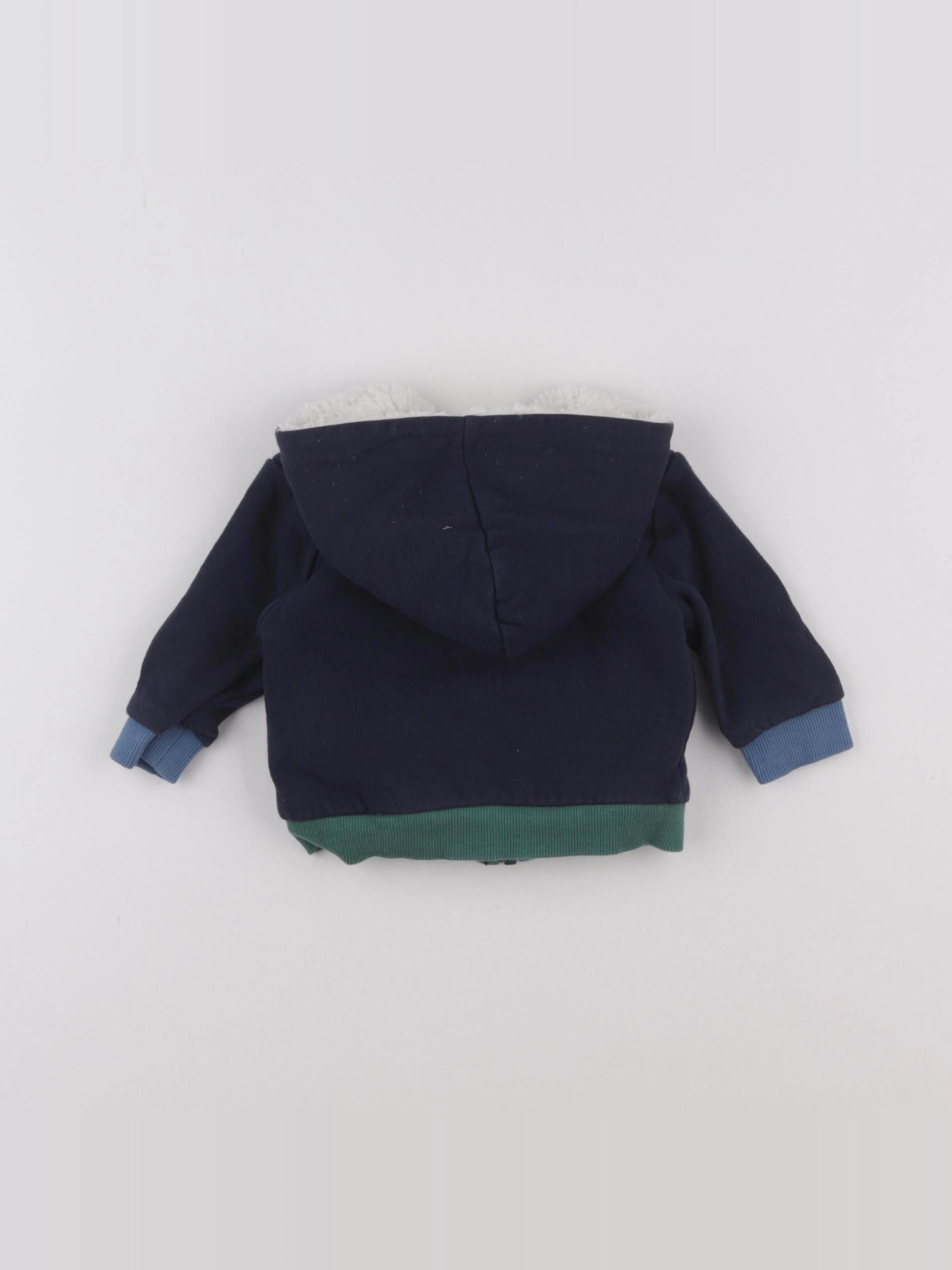 Boutchou - sweat bleu - 6 mois