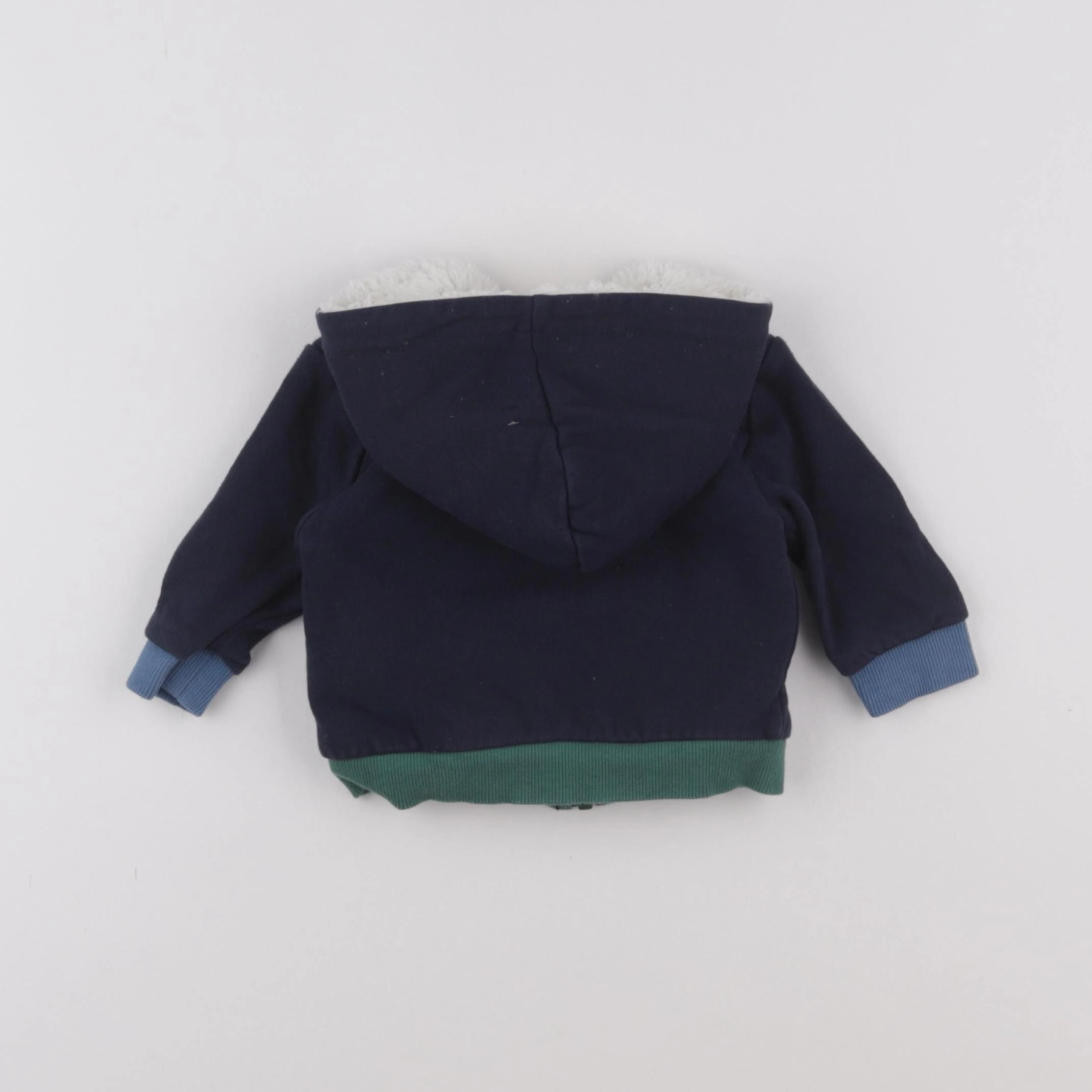 Boutchou - sweat bleu - 6 mois