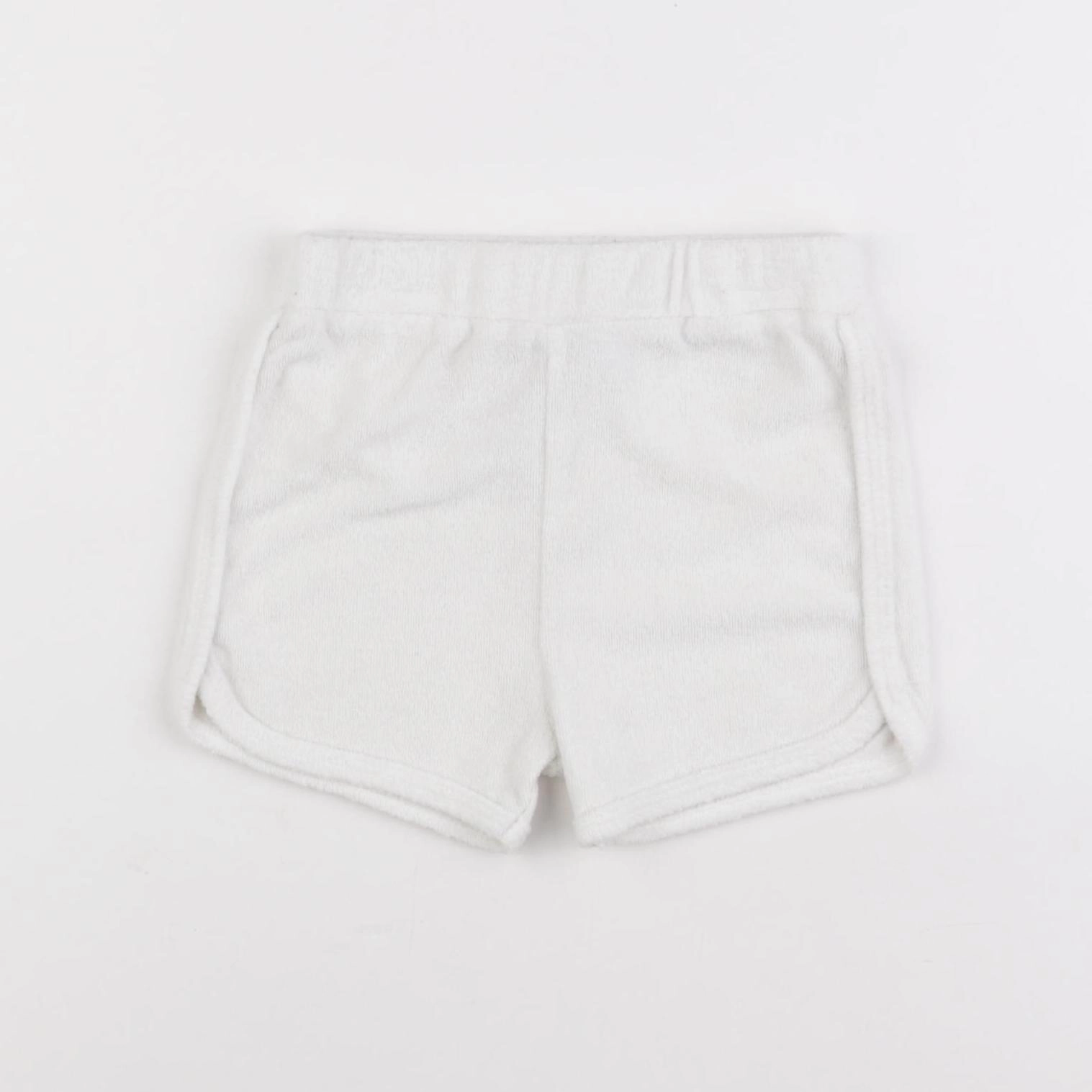 Vertbaudet - short blanc - 18 mois