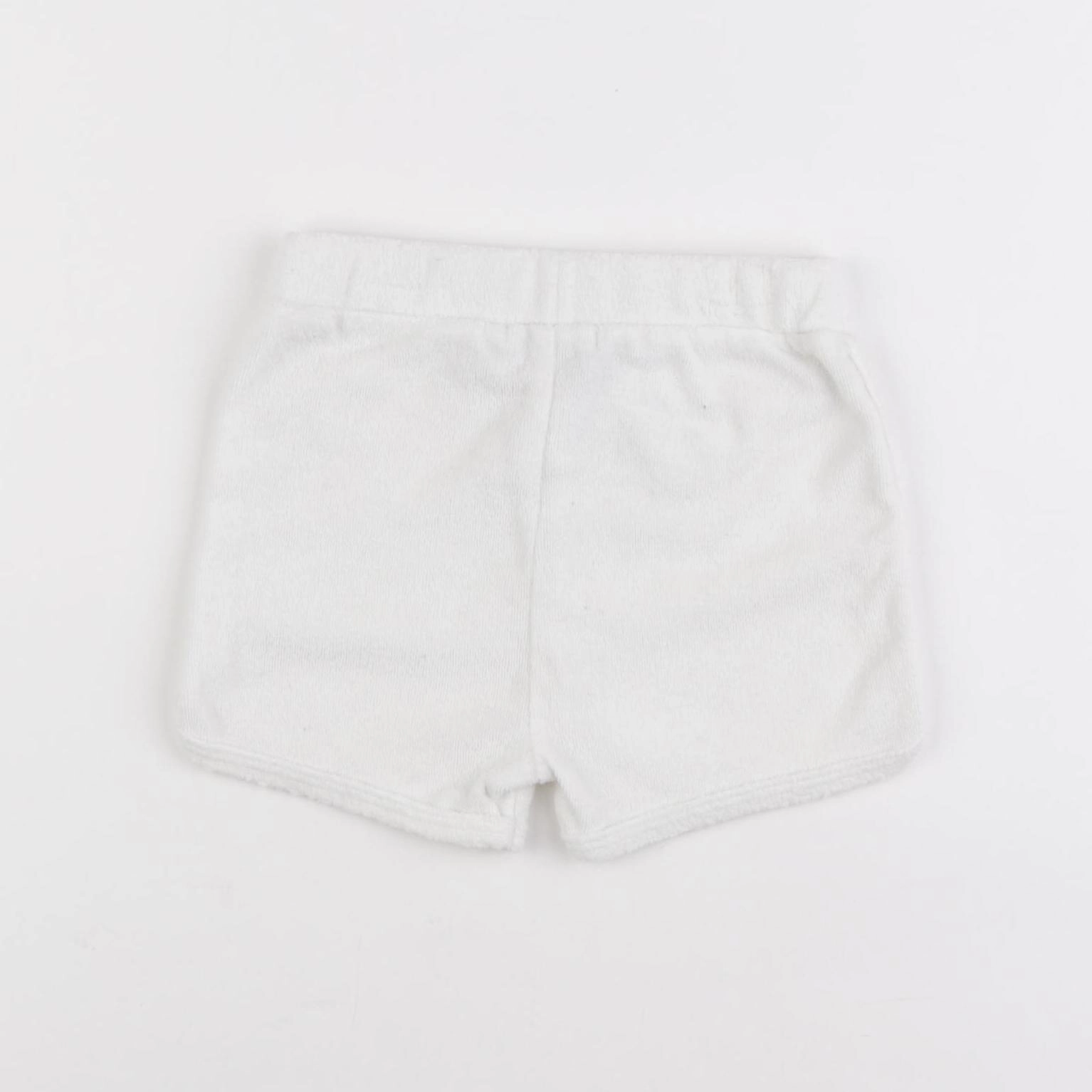 Vertbaudet - short blanc - 18 mois