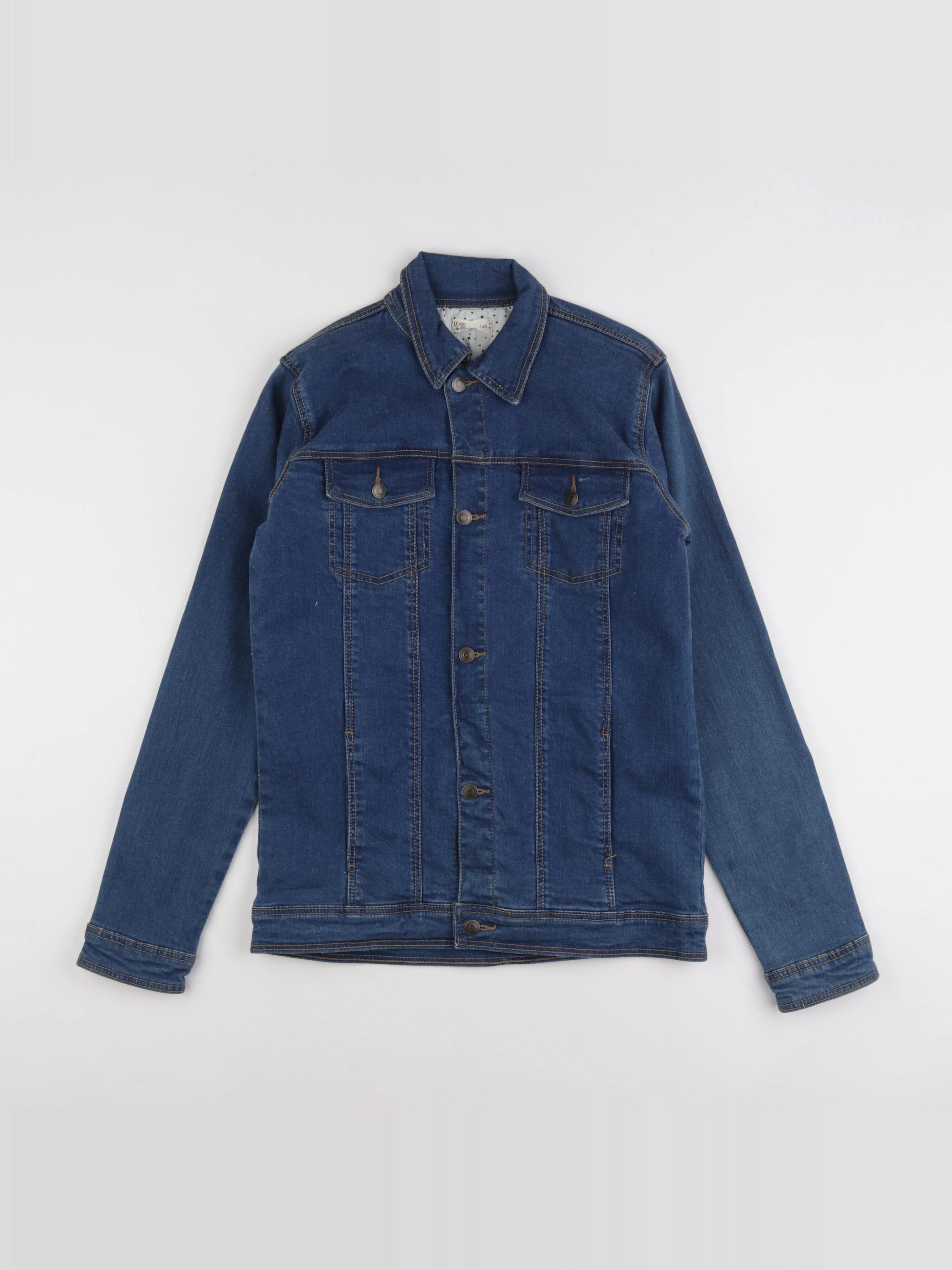 Little Cigogne - veste bleu - 14 ans