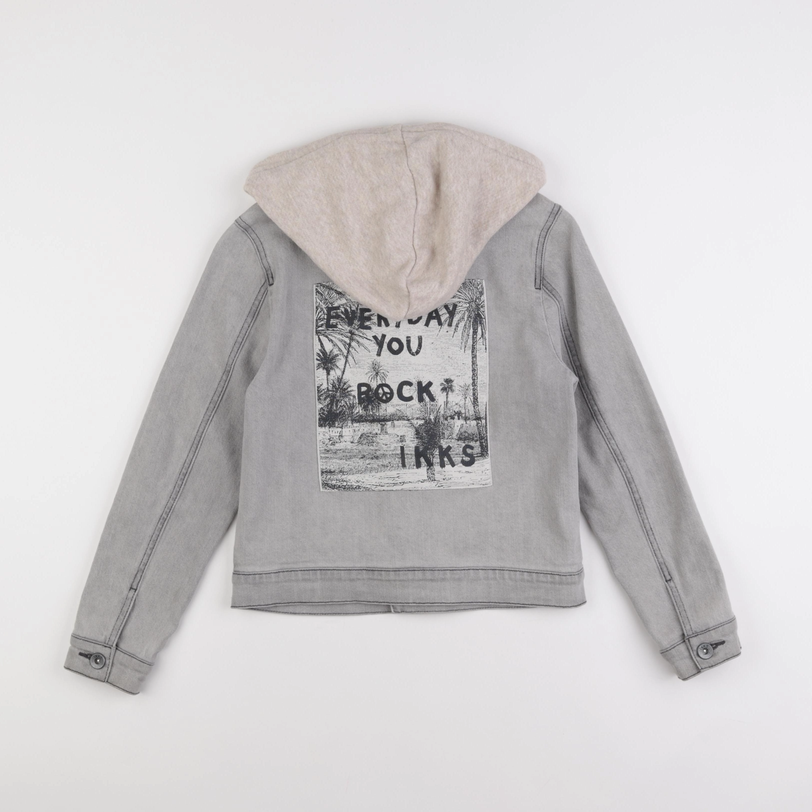 IKKS - veste gris - 10 ans